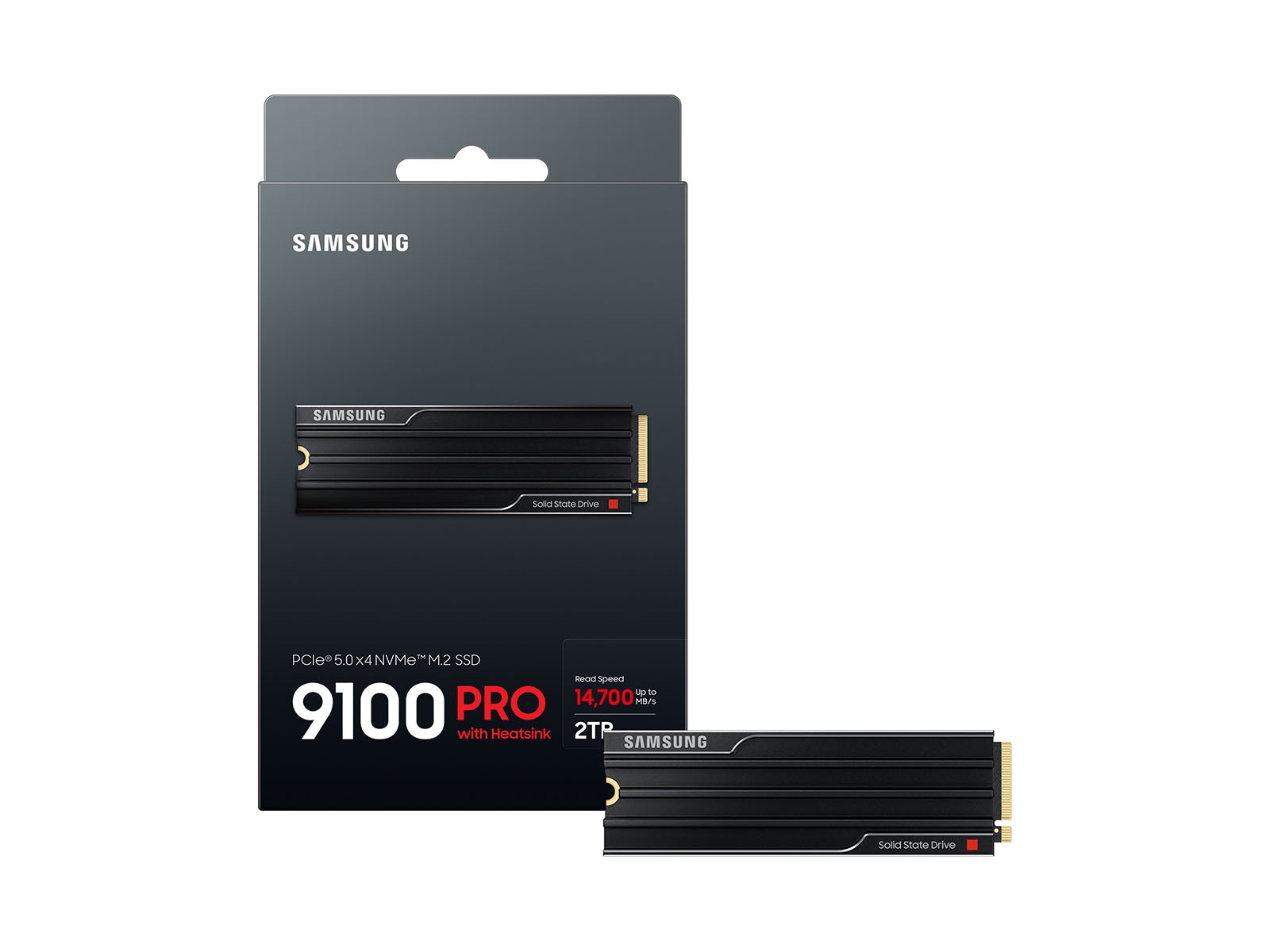 9100 PRO PCIe 5.0 NVMe M.2 SSD PKG-Full-Shot Black 