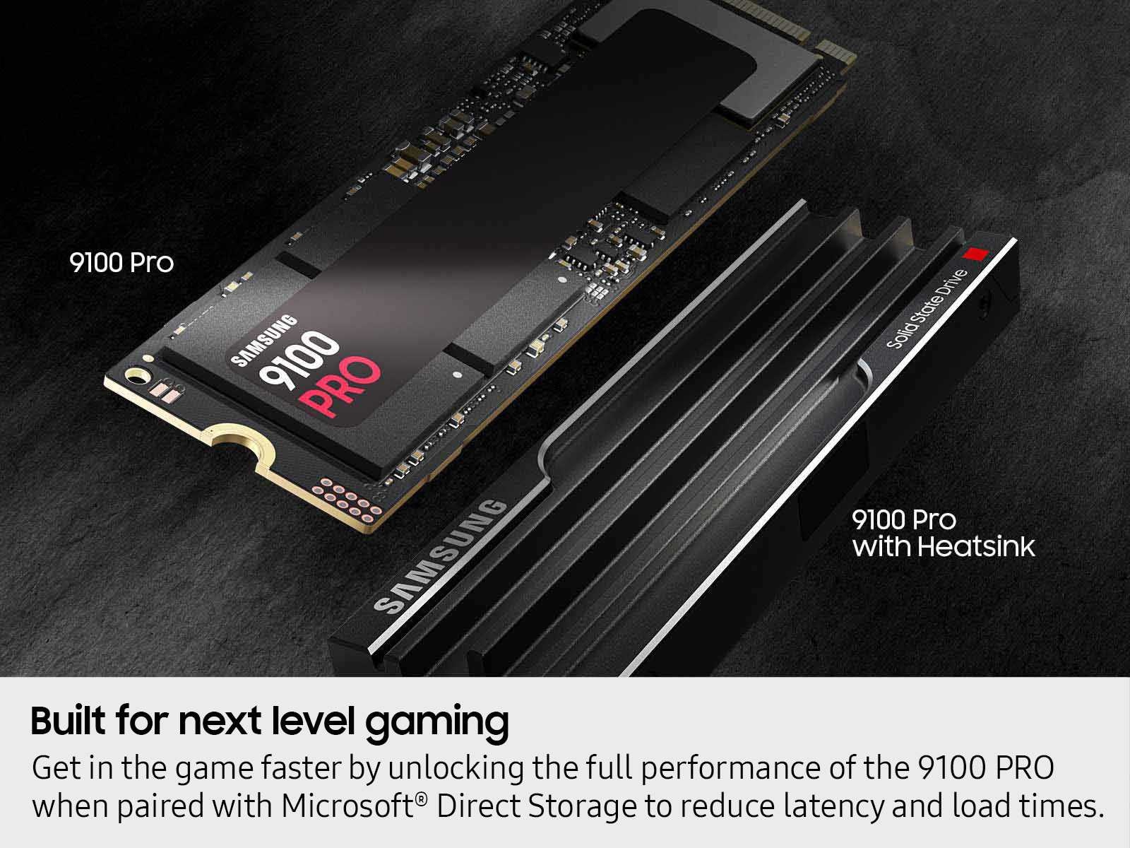 4TB NVMe SSD M.2 PCIe, Blazing Fast, 9100 PRO | Samsung US