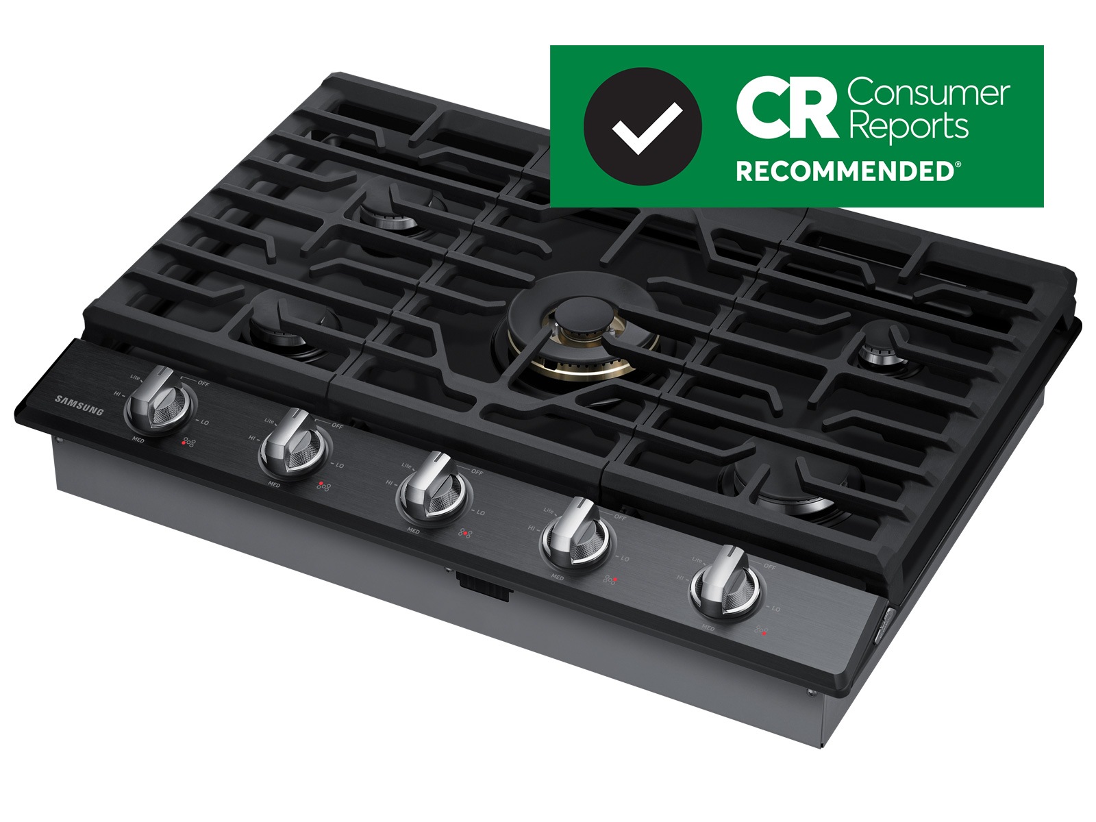 Gas Cooktop Black