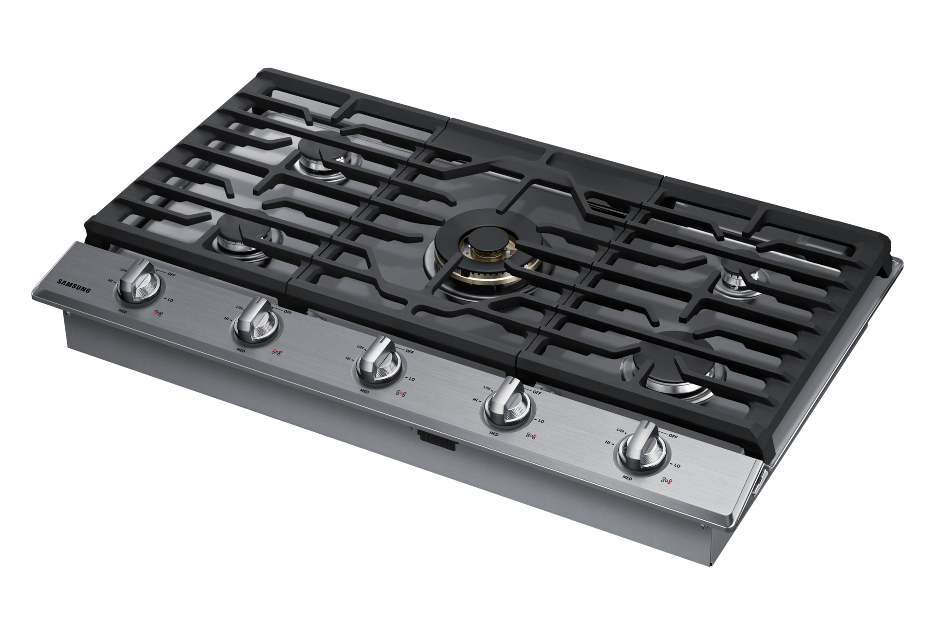 36” Smart Gas Cooktop with 22K BTU Dual Power Burner in Stainless Steel