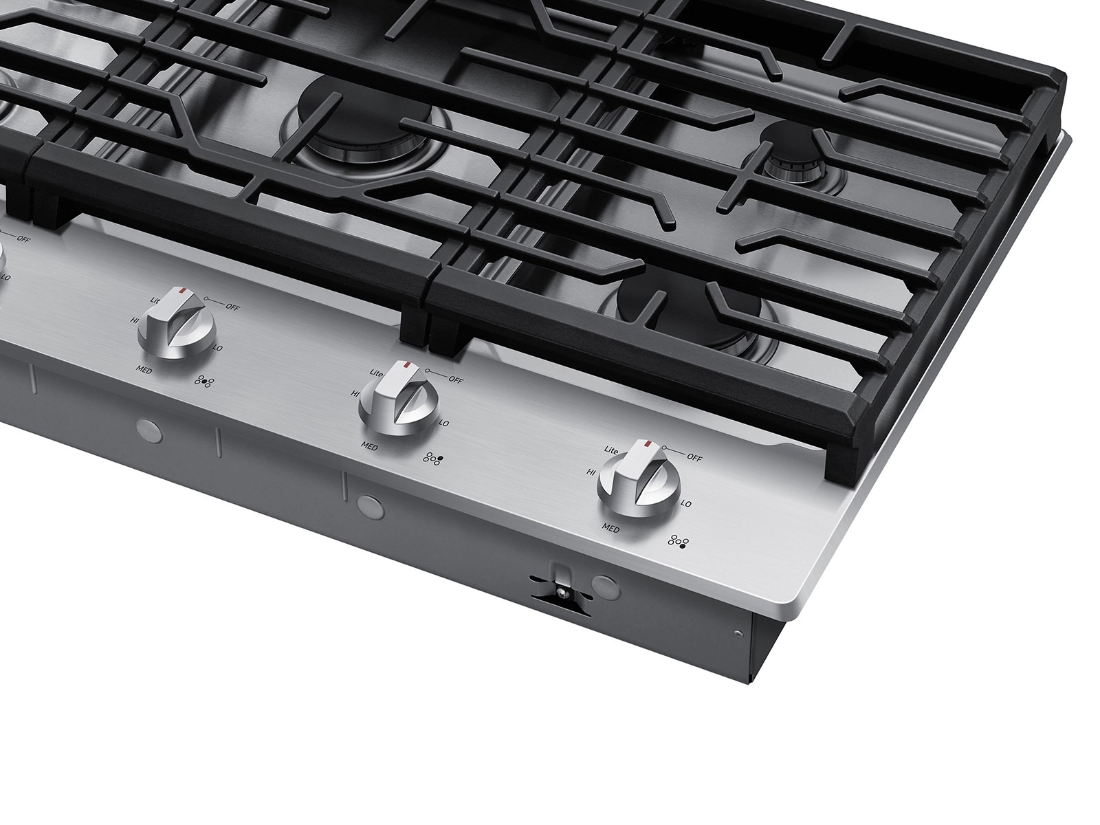 36" Gas Cooktop in Stainless Steel Silver