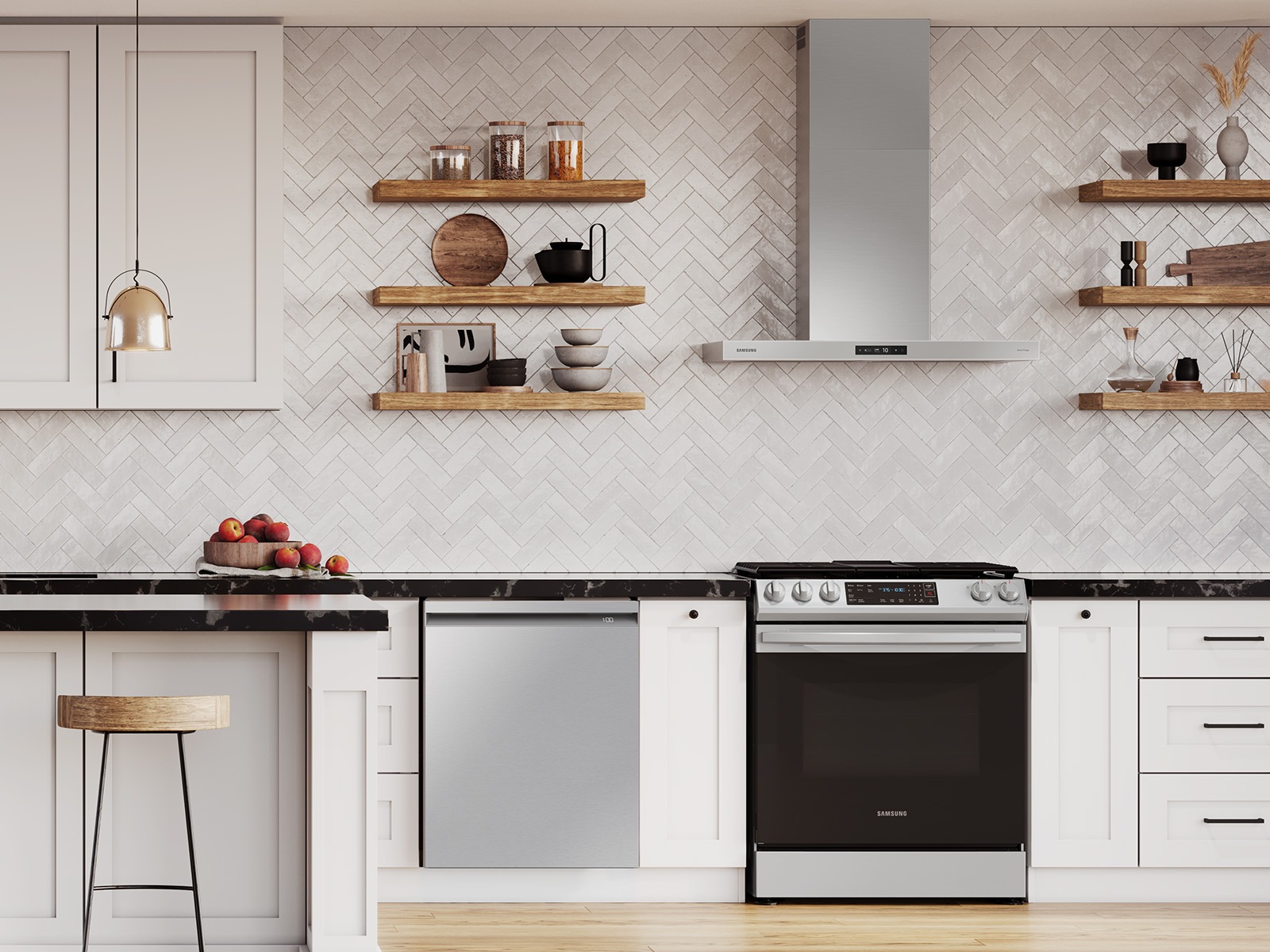 Bespoke Smart Wall Mount Hood Ext Kit