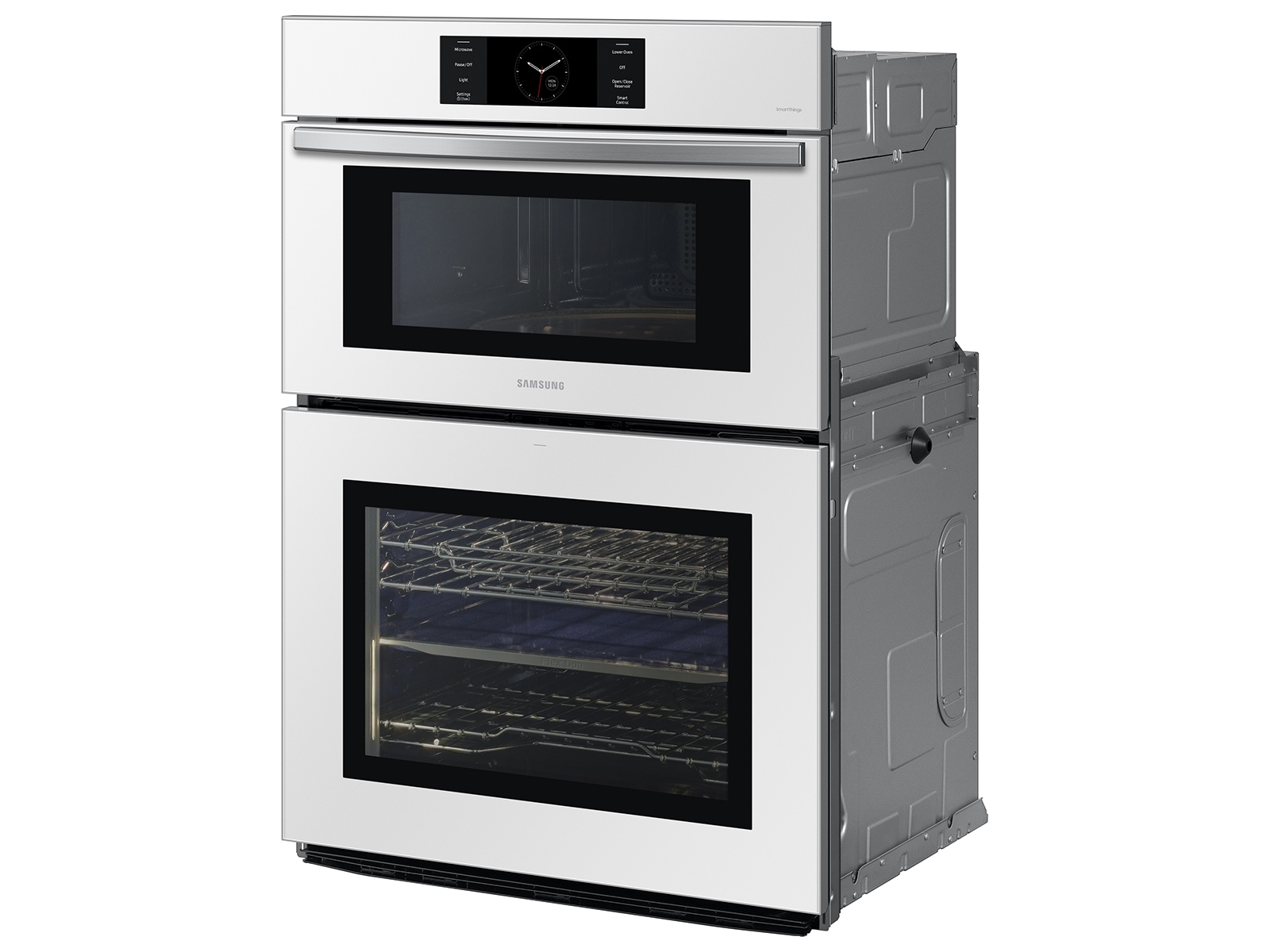 Bespoke 30 Microwave Combination Wall Oven with Flex Duo™ Clean White