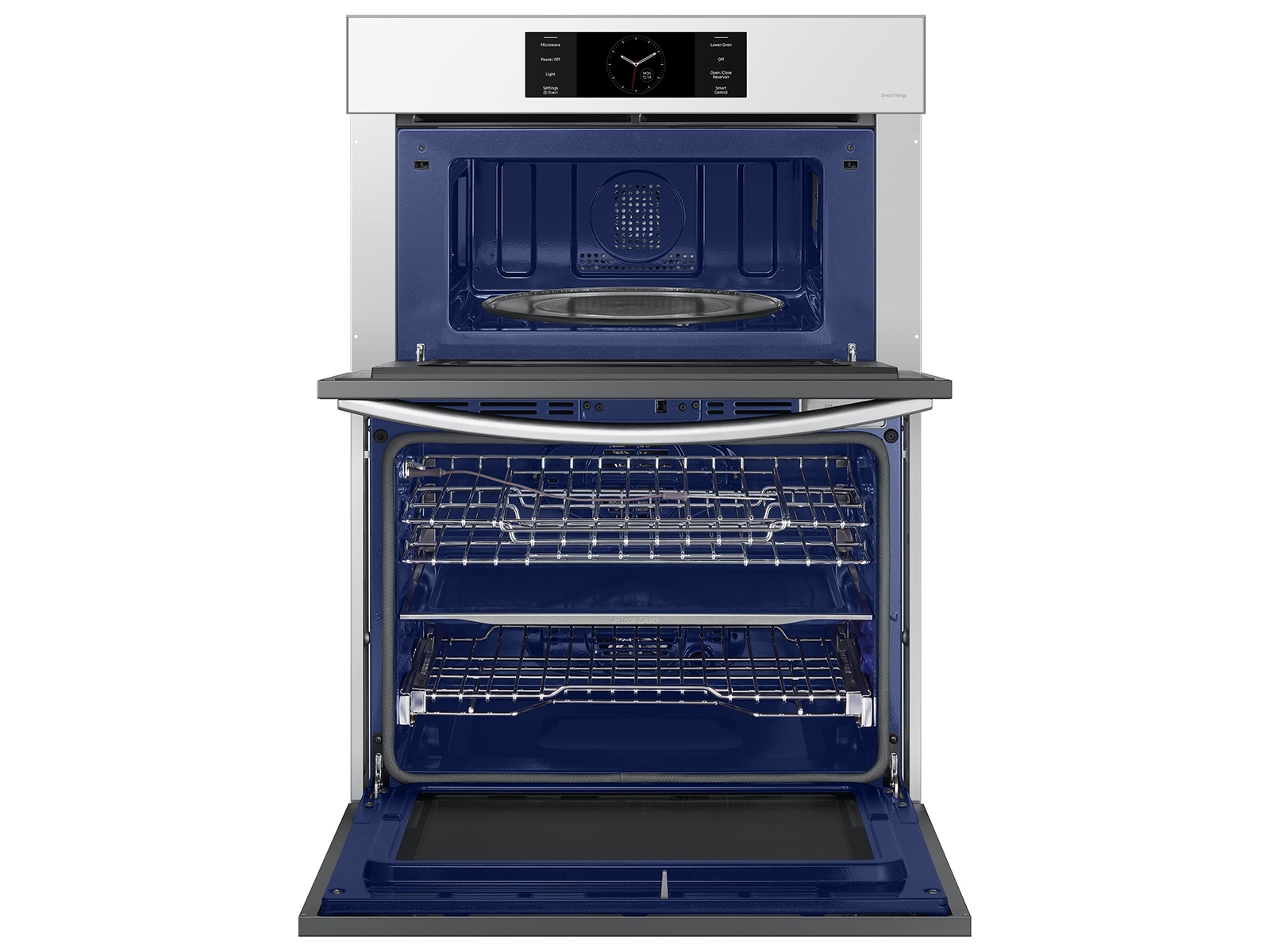 Bespoke 30 Microwave Combination Wall Oven with Flex Duo™ Clean White