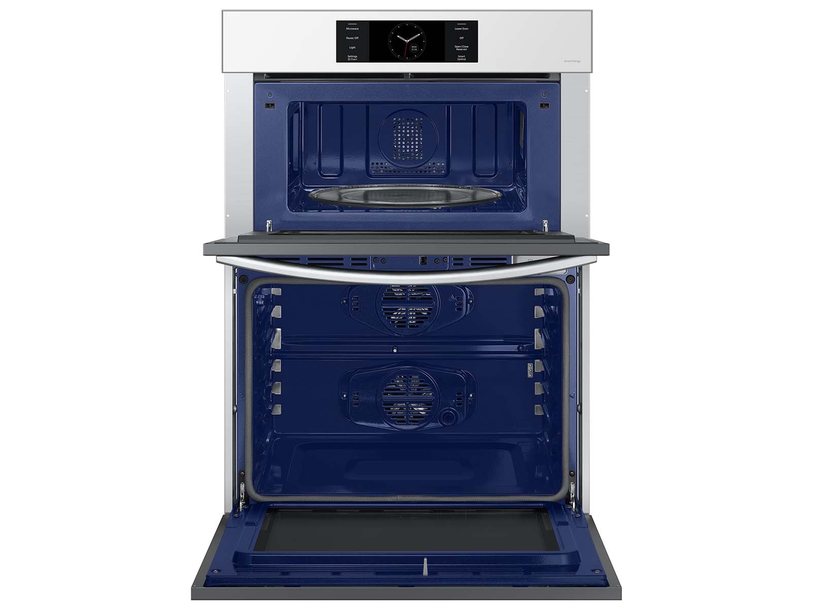 Bespoke 30 Microwave Combination Wall Oven with Flex Duo™ Clean White