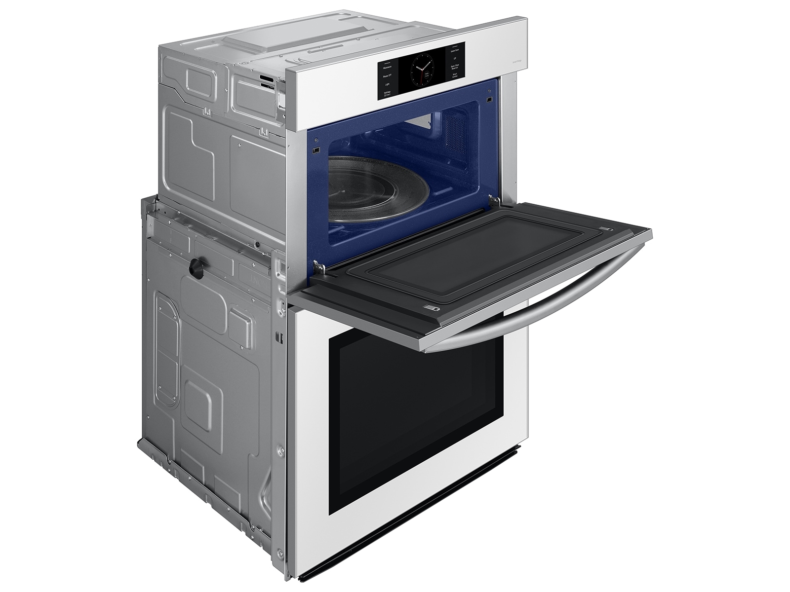Bespoke 30 Microwave Combination Wall Oven with Flex Duo™ Clean White