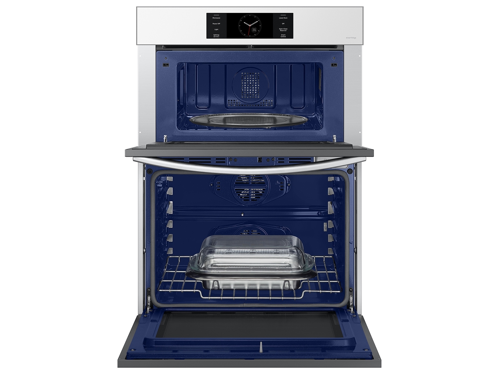 Bespoke 30 Microwave Combination Wall Oven with Flex Duo™ Clean White