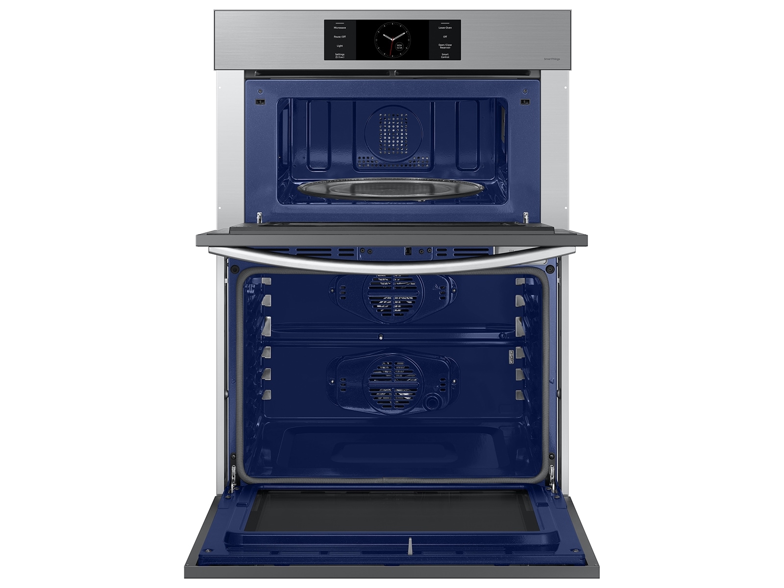 Bespoke 30 Microwave Combination Wall Oven with Flex Duo™ Silver