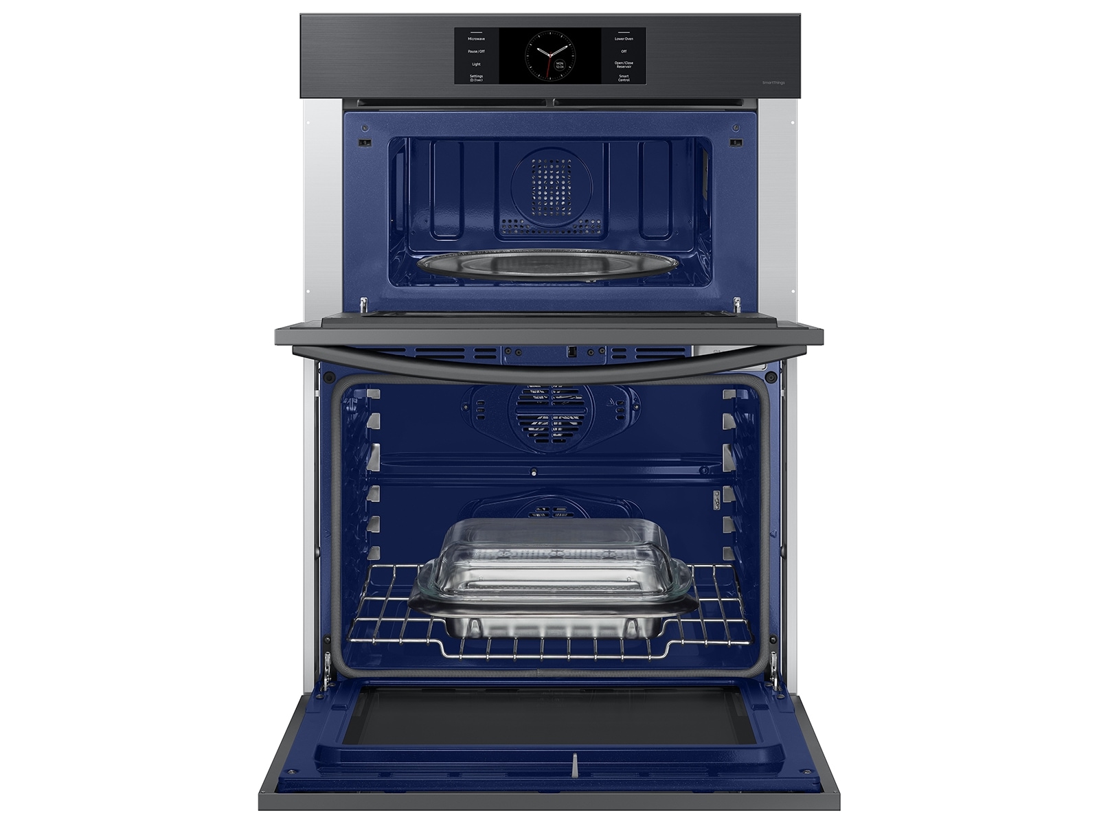 Bespoke 30 Microwave Combination Wall Oven with Flex Duo™ Silver