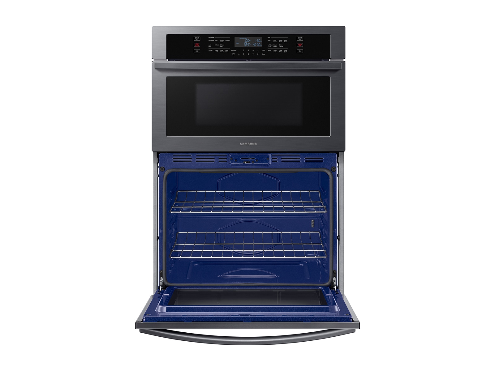 30" Smart Electric Wall Oven with Microwave Combination Black