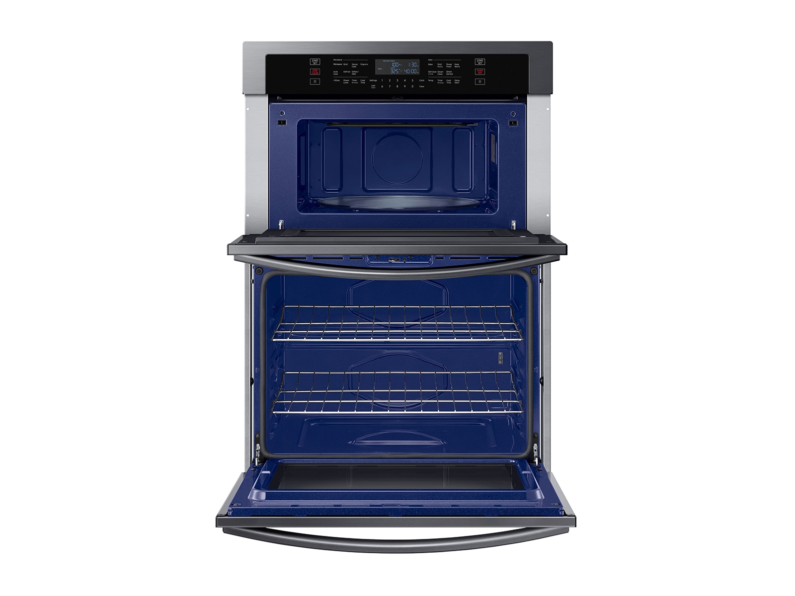 30" Smart Electric Wall Oven with Microwave Combination Black