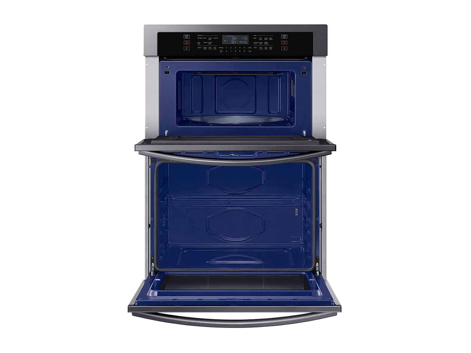 30" Smart Electric Wall Oven with Microwave Combination Black