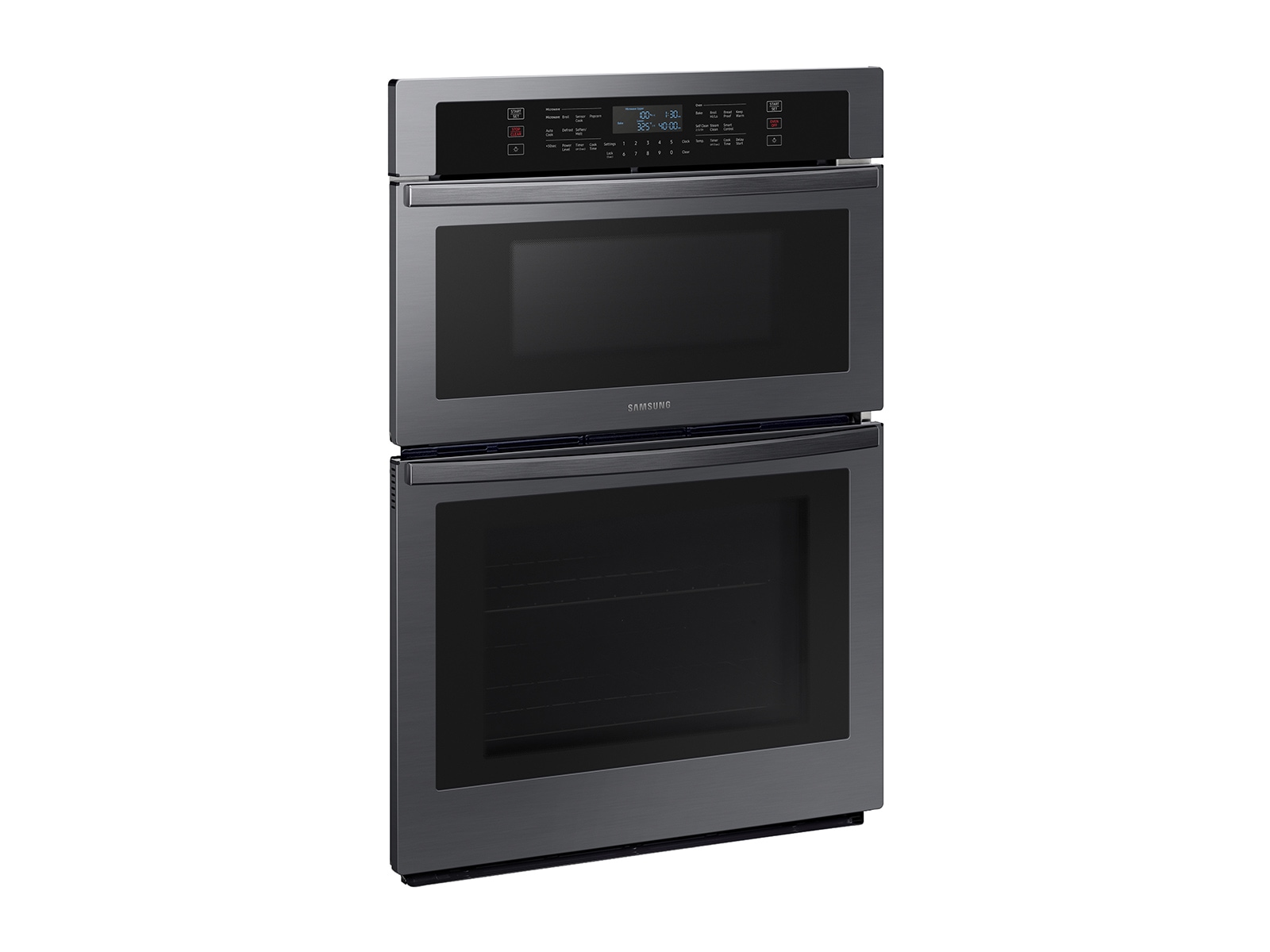 30" Smart Electric Wall Oven with Microwave Combination Black