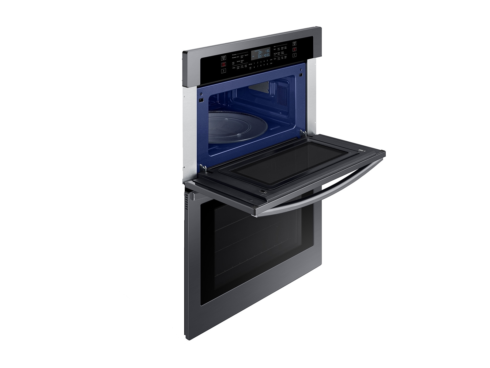 30" Smart Electric Wall Oven with Microwave Combination Black