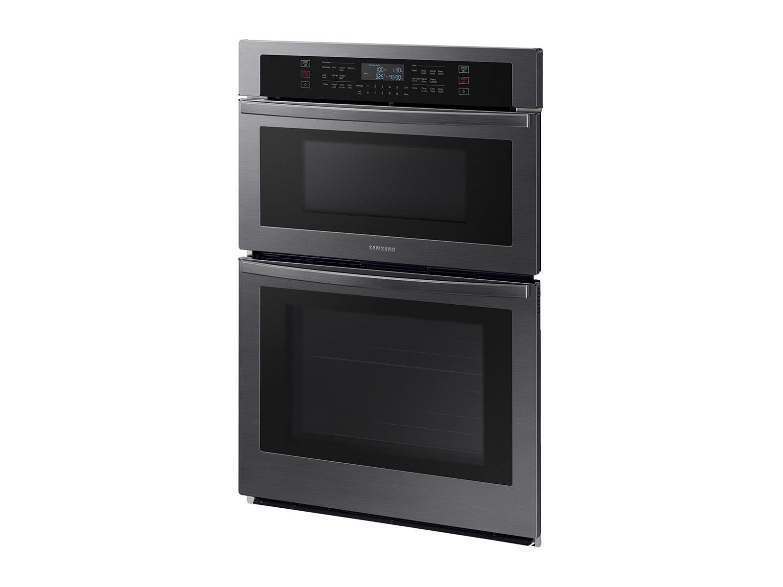 30" Smart Electric Wall Oven with Microwave Combination Black