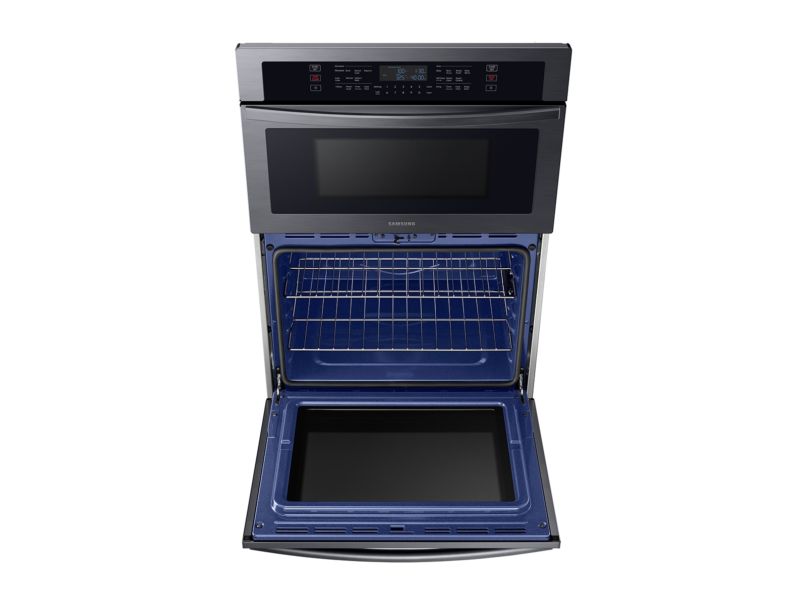 30" Smart Electric Wall Oven with Microwave Combination Black