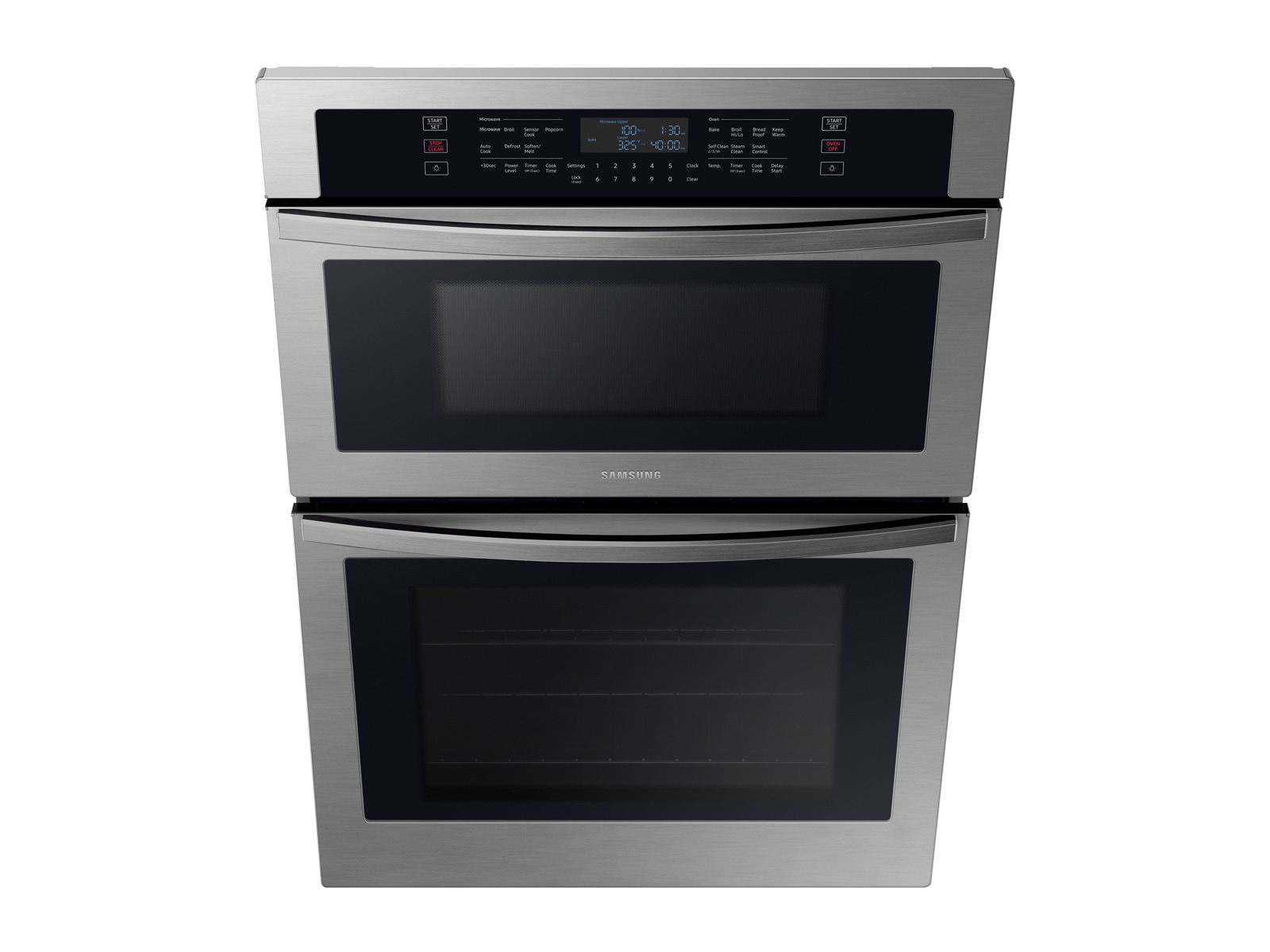 30" Smart Electric Wall Oven with Microwave Combination in Stainless Steel Stainless Steel