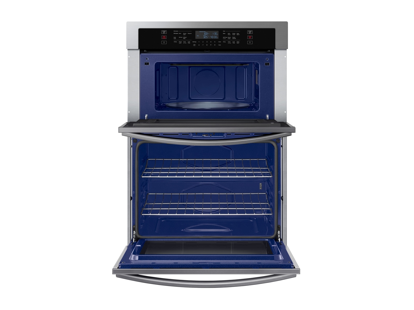 30" Smart Electric Wall Oven with Microwave Combination Silver