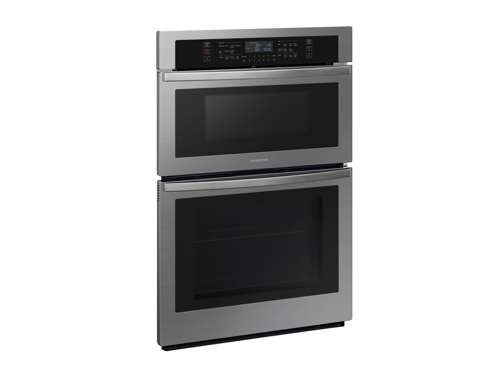 30" Smart Electric Wall Oven with Microwave Combination Silver