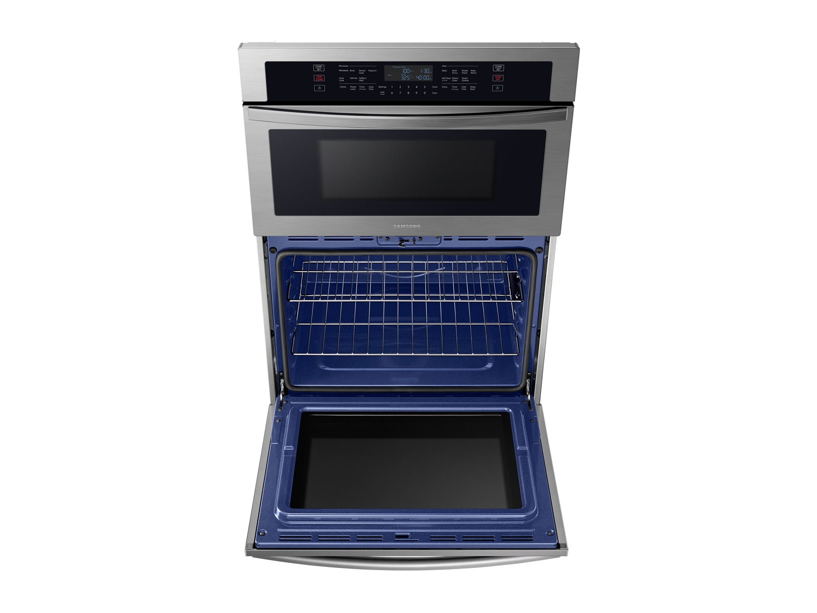 30" Smart Electric Wall Oven with Microwave Combination Silver