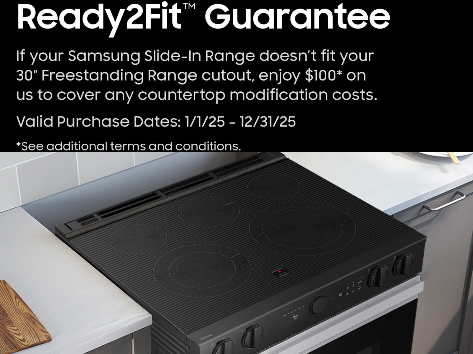 Bespoke Slide-in Electric Range