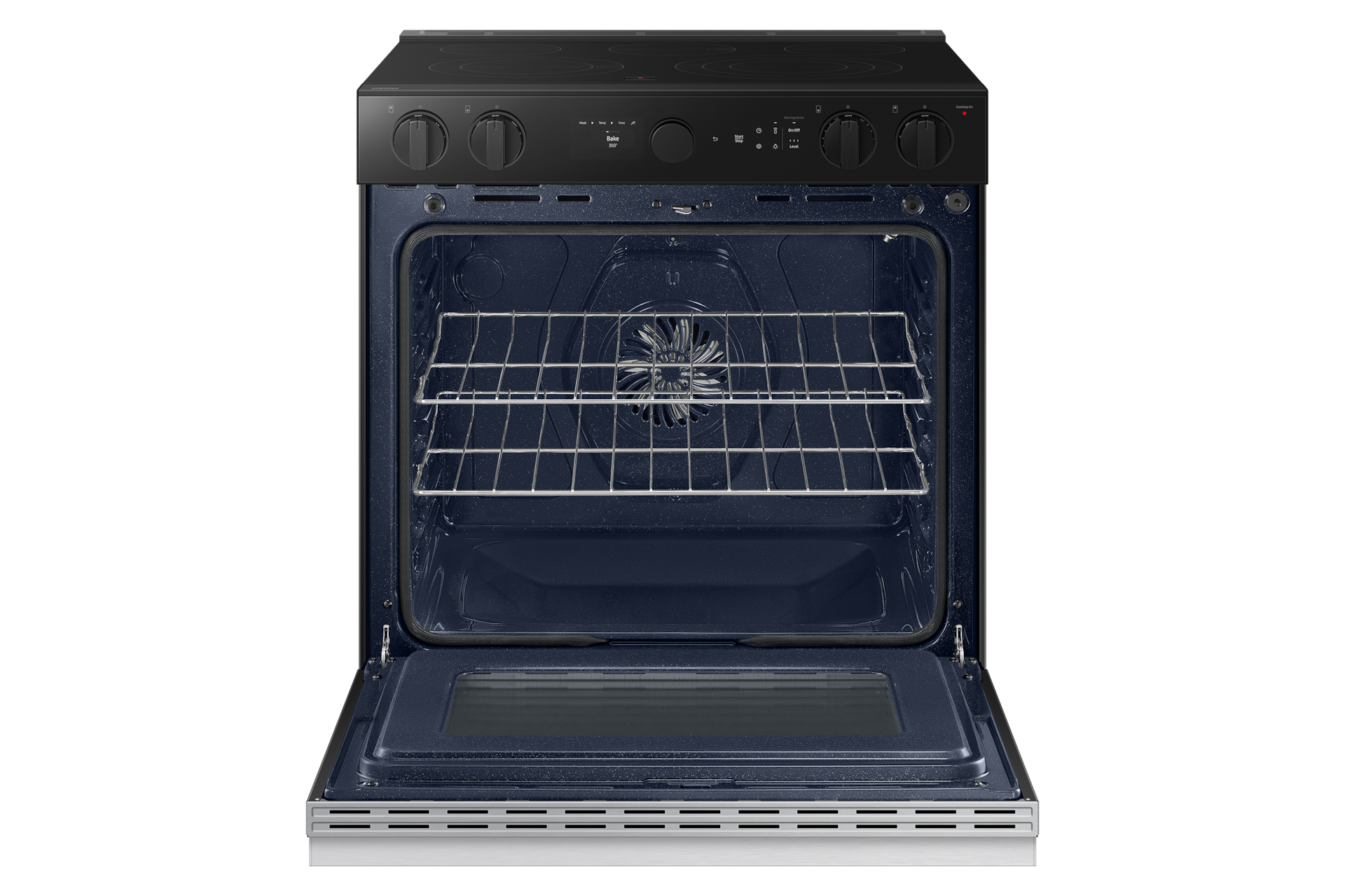 NE9100D Electric Range with Oven Camera Inside Front-Open Stainless Steel 