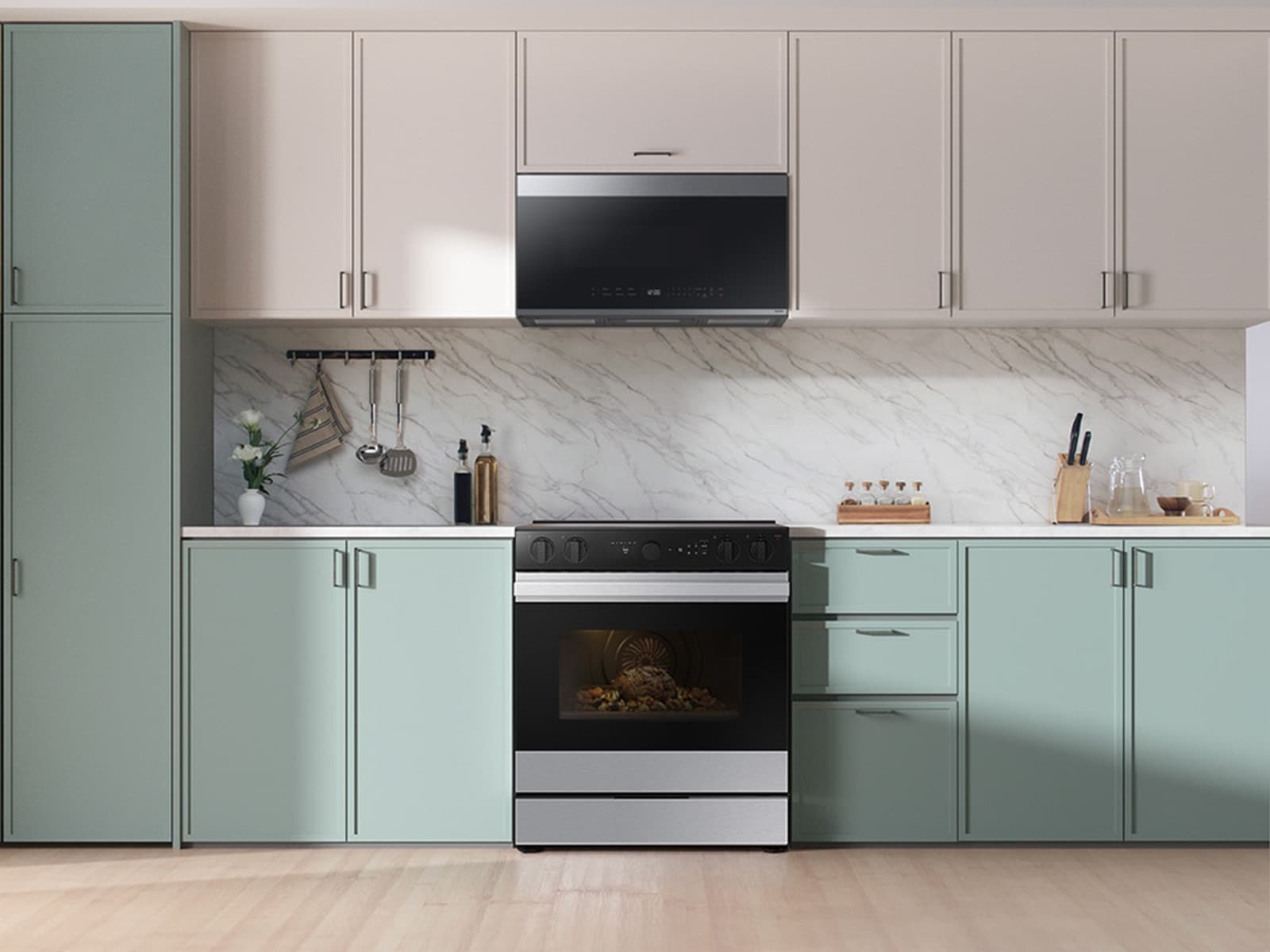 Bespoke 6.3 cu. ft. Smart Slide-In ENERGY STAR® Certified Electric Range with Air Fry in Stainless Steel Stainless Steel
