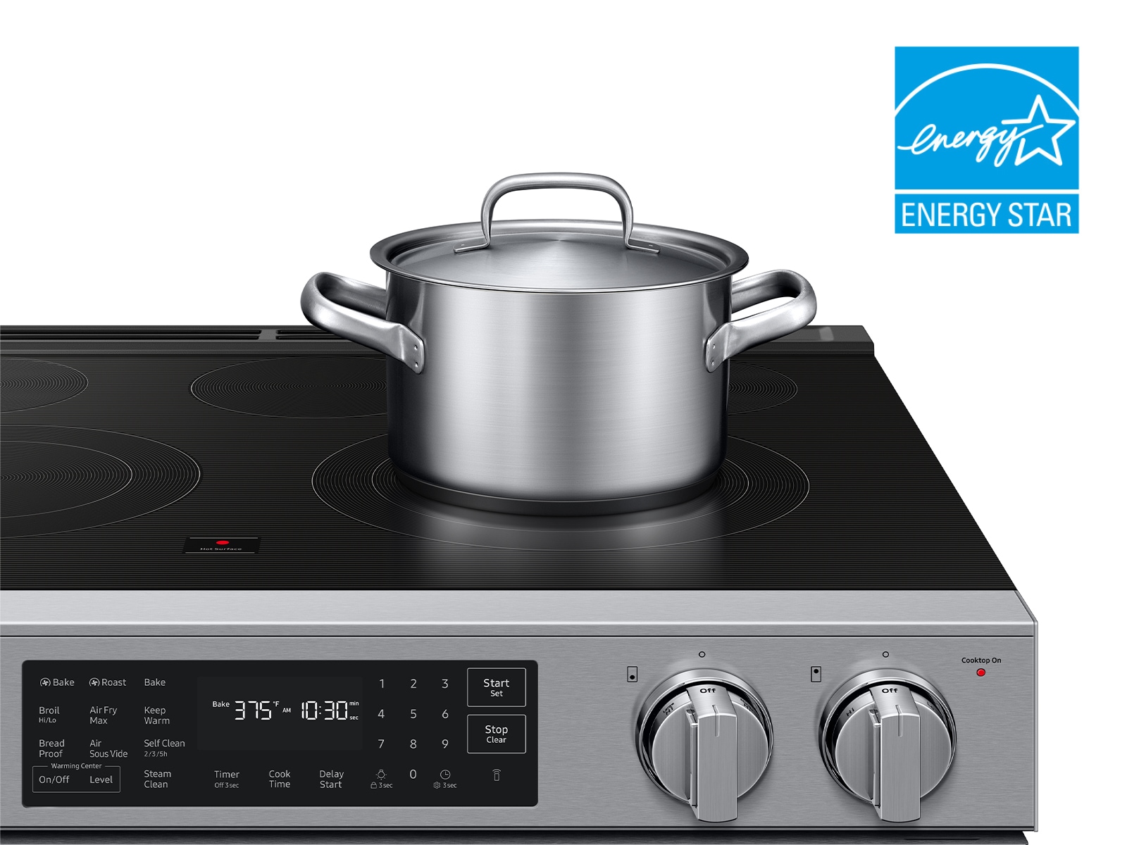  Bespoke Smart Slide-In Electric Range with No Preheat Air Fry Max and True Convection | Samsung US is Energy Star rated