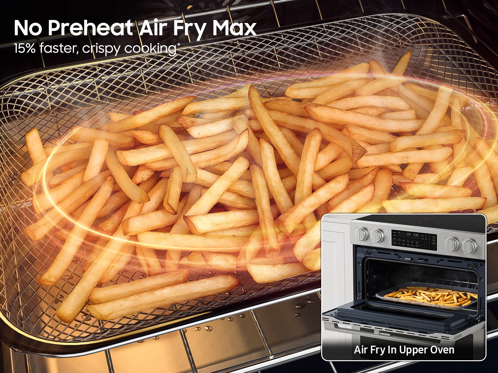Bespoke Smart Slide-In Electric Range with Flex Duo™ Oven and Dual True Convection | Samsung US featuring Air Fry Max