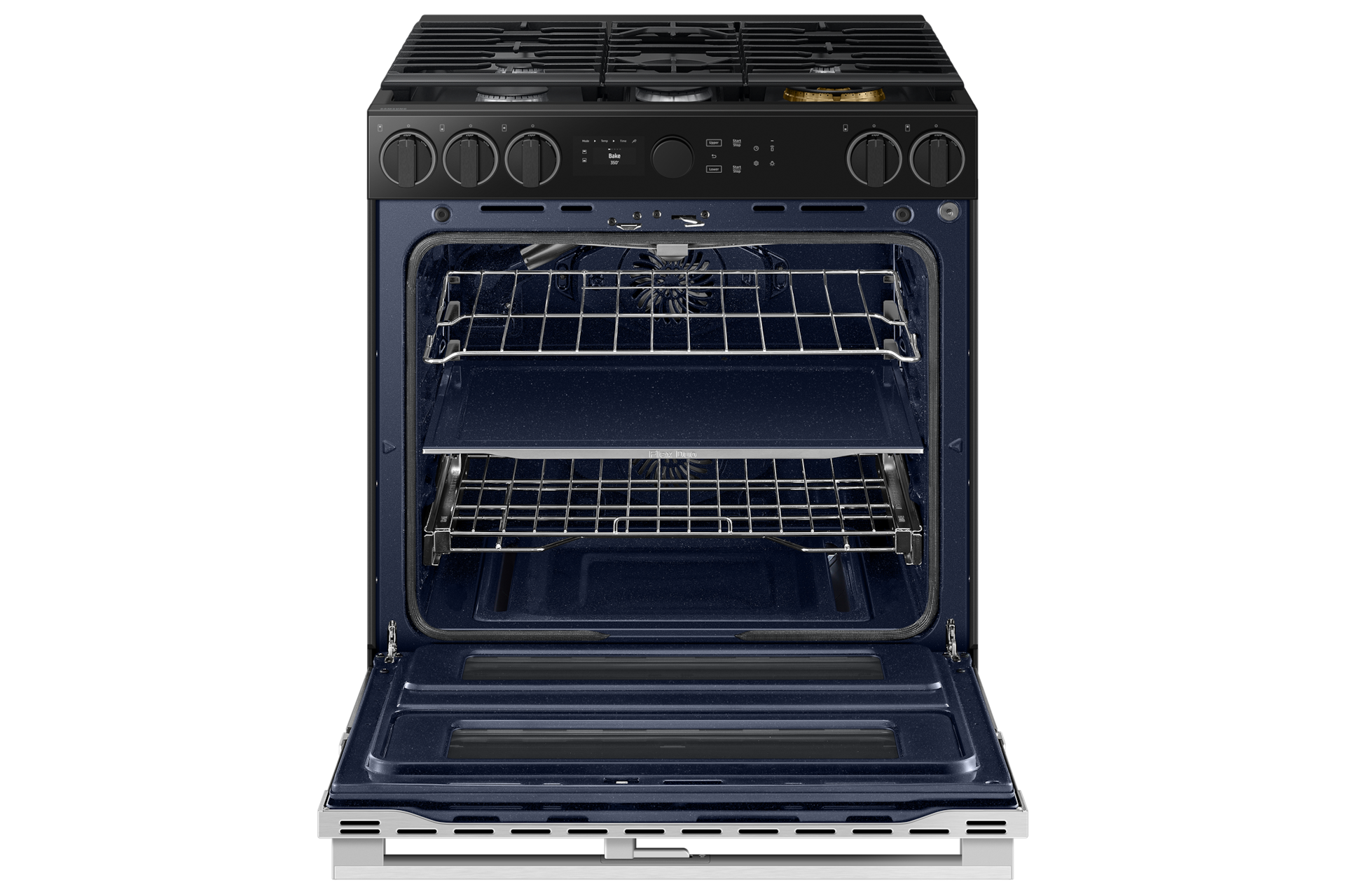 Bespoke Smart Slide-In Gas Range 6.0 cu. ft. with Flex Duo™ & Illuminated Precision Knobs in Stainless Steel