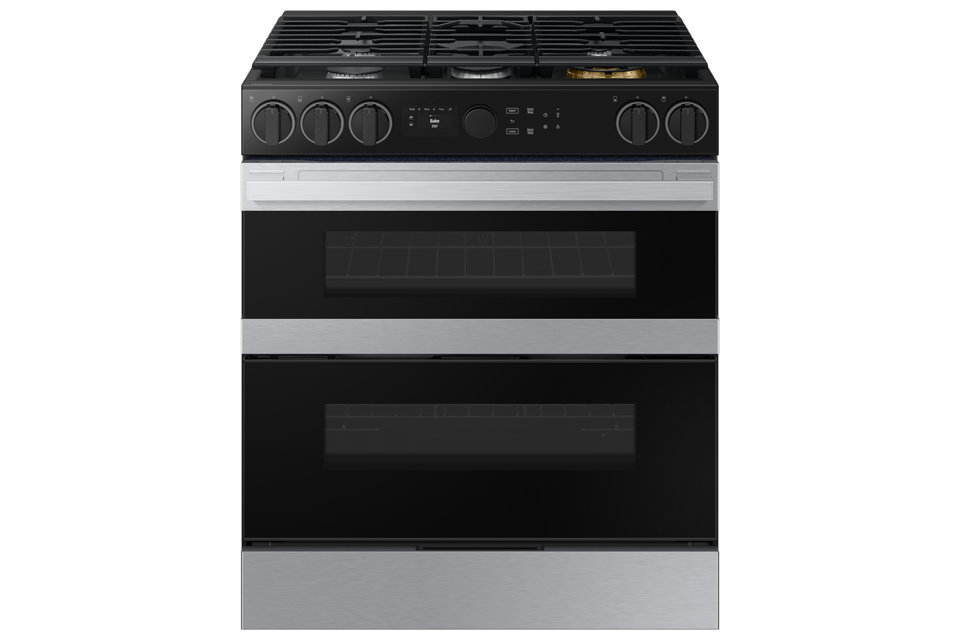 Bespoke Smart Slide-In Gas Range 6.0 cu. ft. with Flex Duo™ & Illuminated Precision Knobs in Stainless Steel