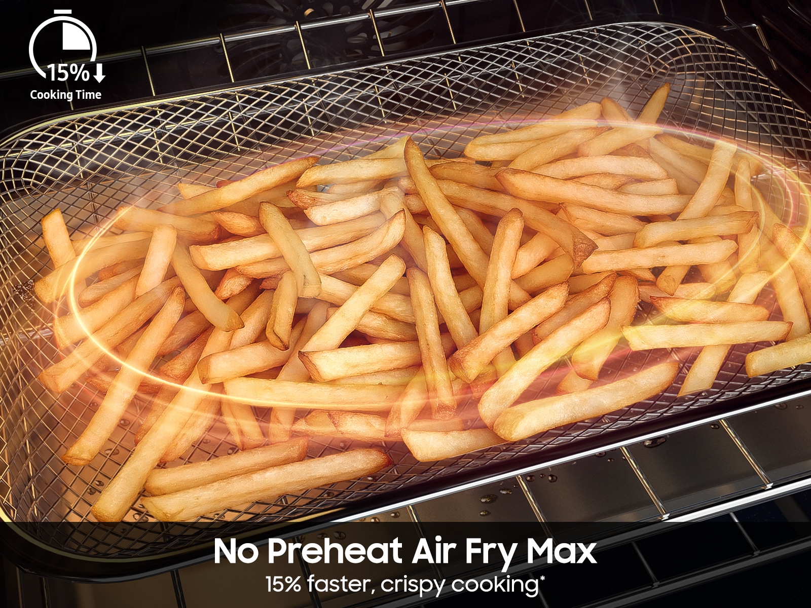 Bespoke Smart Slide-in Gas Range Pro Style Design | Air Fry Max | True Convection Fingerprint Resistant Stainless Steel