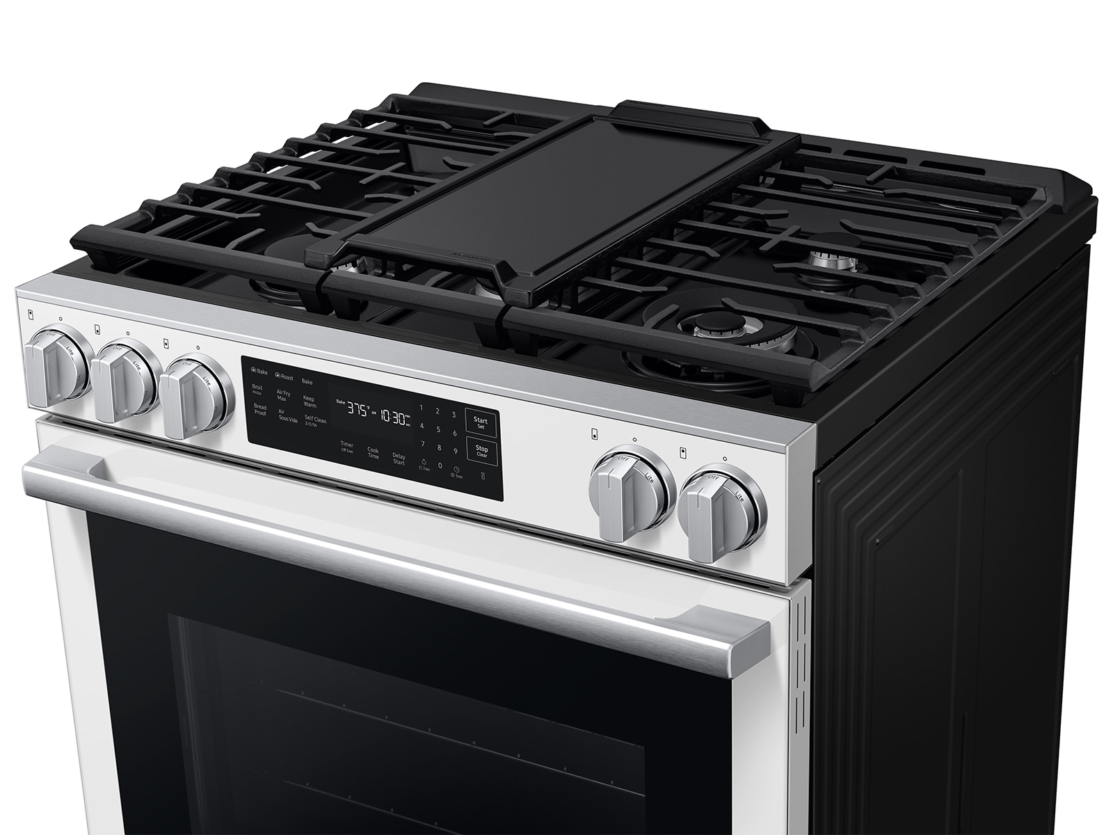 NSG80H30 Air Fry Max and Pro-Style Design 6.0 cu.ft. Detail1 White 