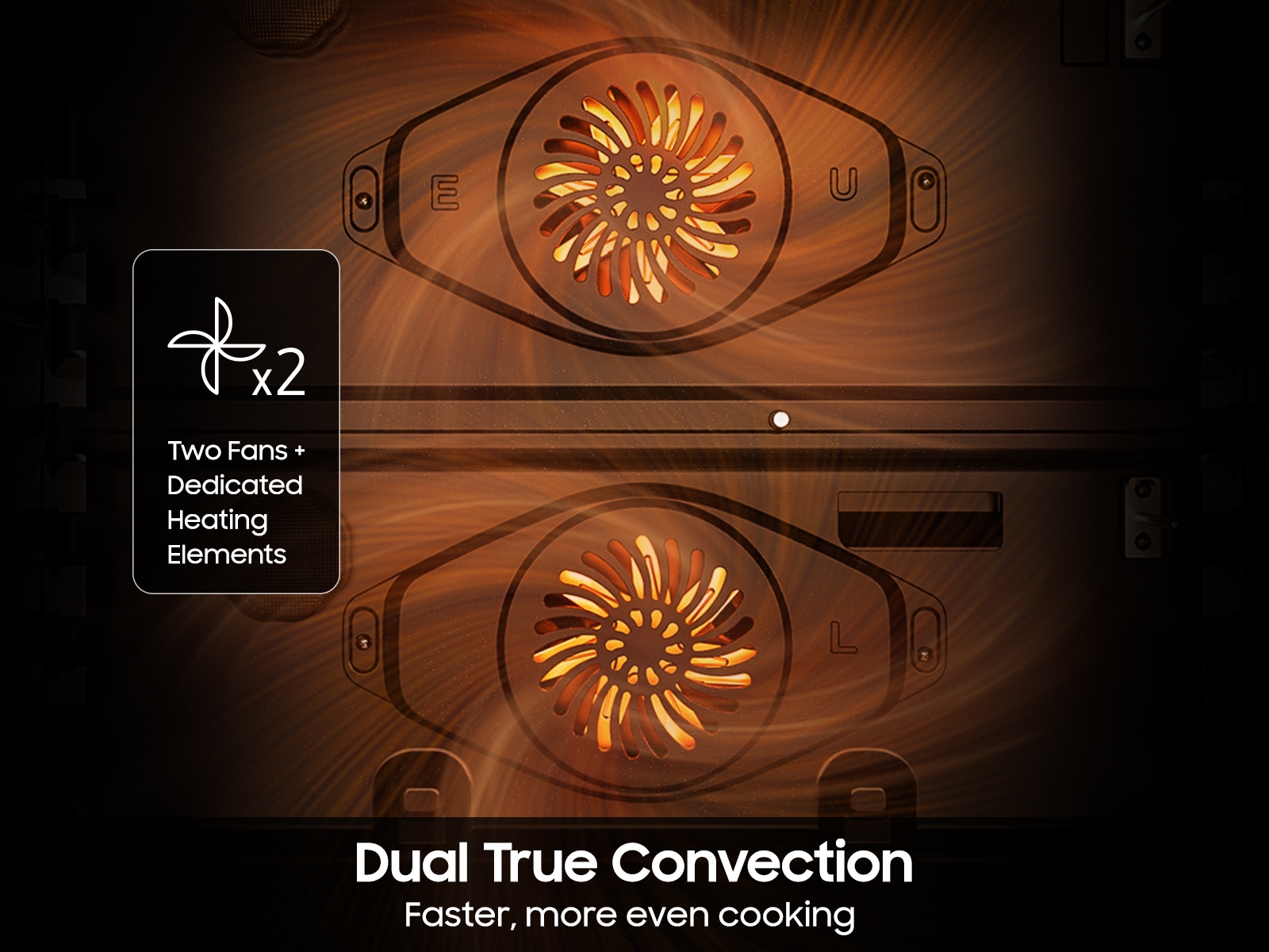 Bespoke Smart Slide-In Gas Range with Flex Duo™ Oven and Dual True Convection | Samsung US featuring Dual True Convection