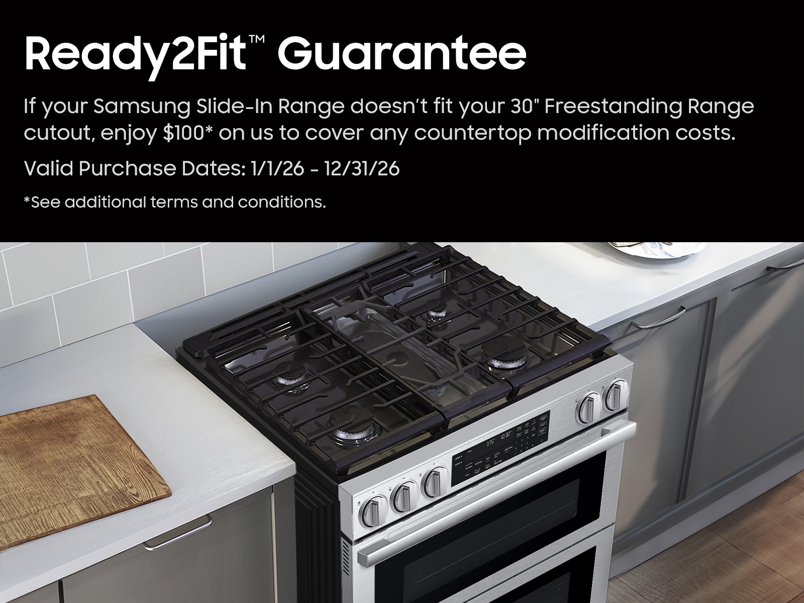 Samsung Read2Fit Guarantee