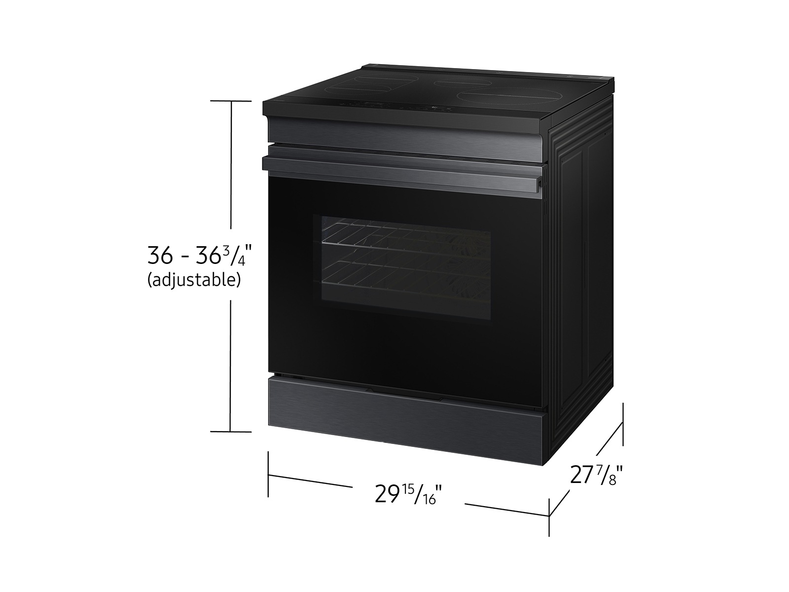 Bespoke Slide-in Induction Range