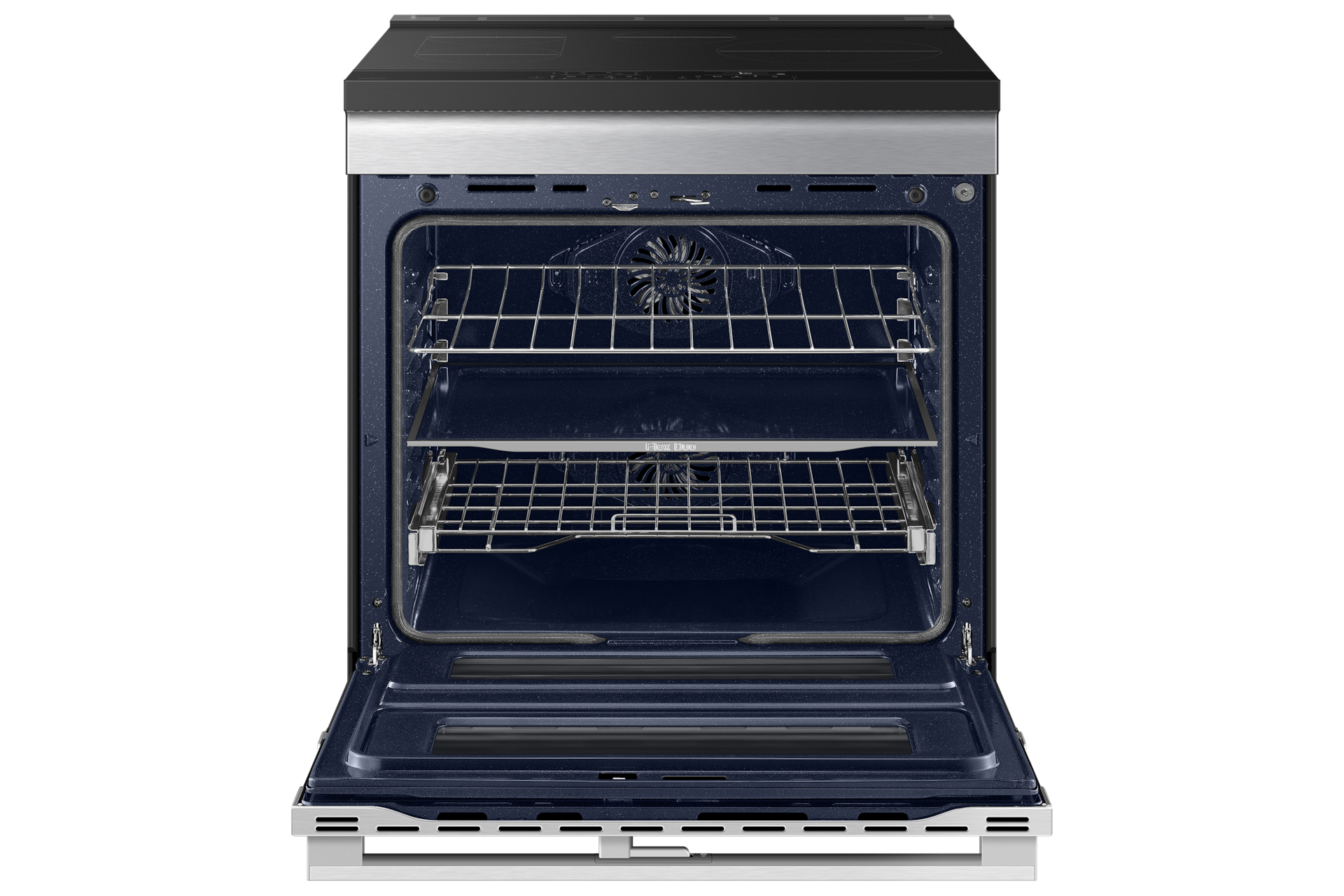 Bespoke Smart Slide-In Induction Range 6.3 cu. ft. with Flex Duo & Ambient Edge Lighting in Stainless Steel Ranges