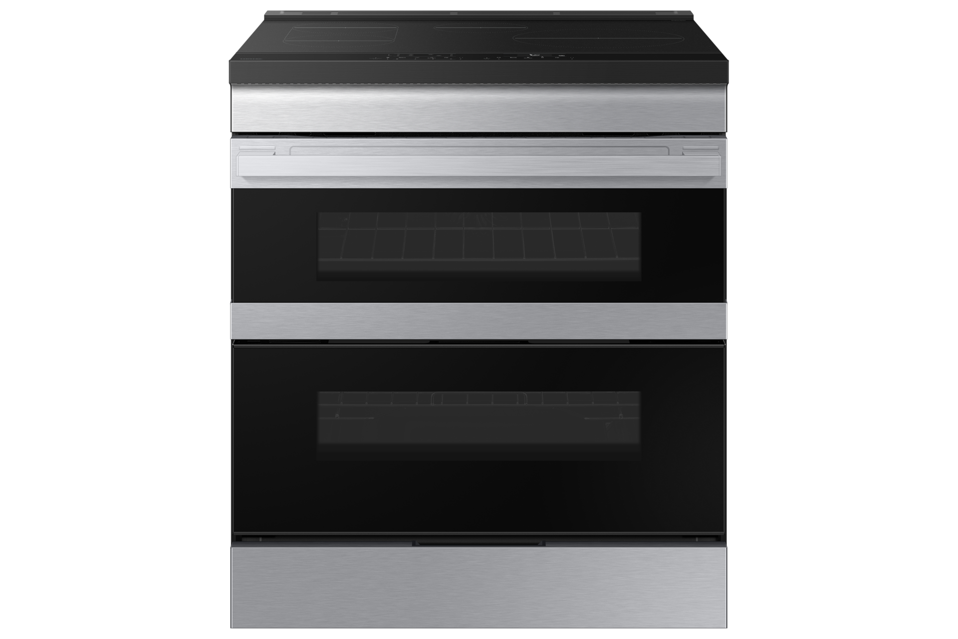 Bespoke Smart Slide-In Induction Range 6.3 cu. ft. with Flex Duo & Ambient Edge Lighting in Stainless Steel Ranges