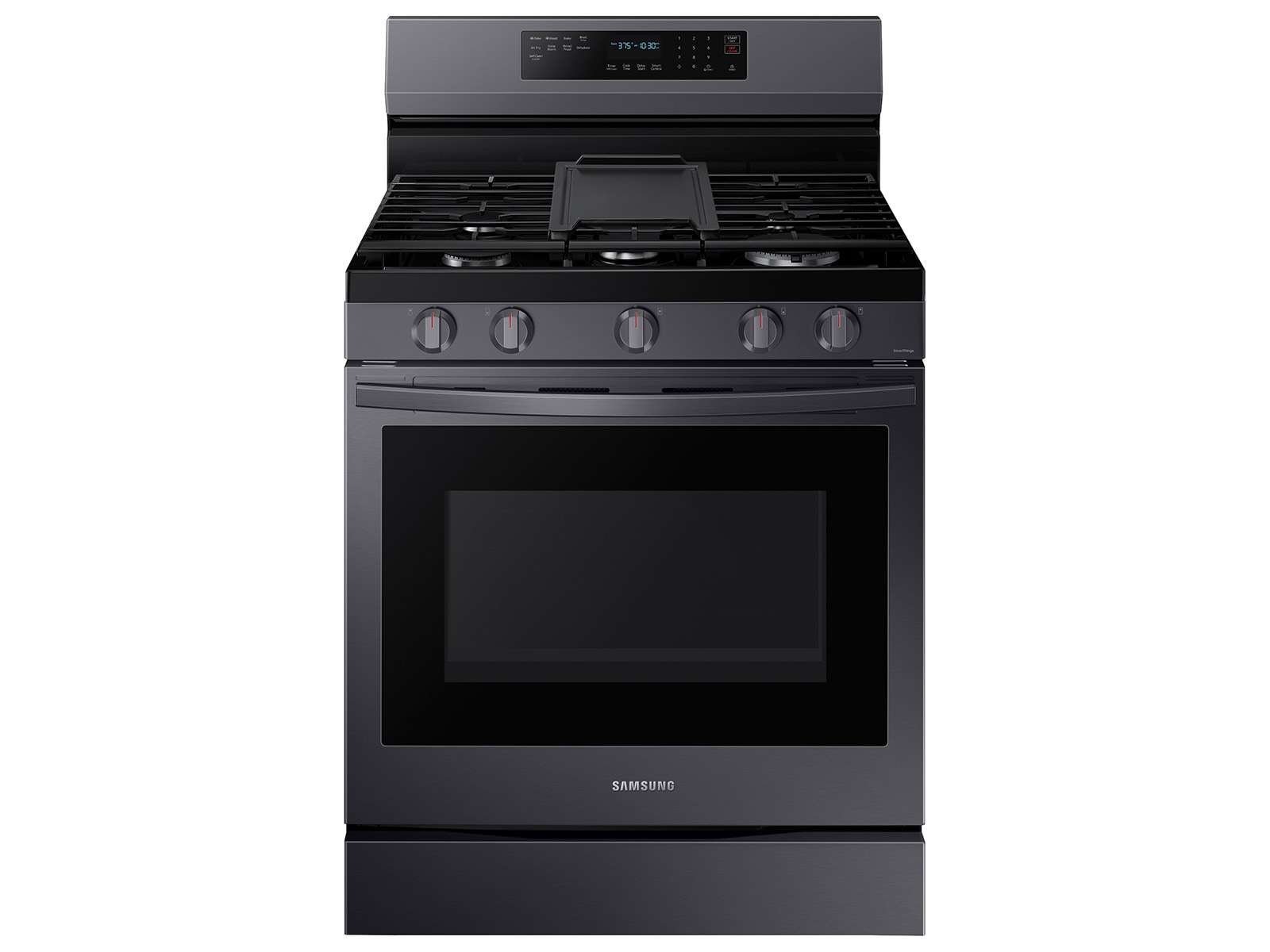 6.0 cu. ft. Smart Freestanding Gas Range with No-Preheat Air Fry and Convection+ in Black Stainless Steel