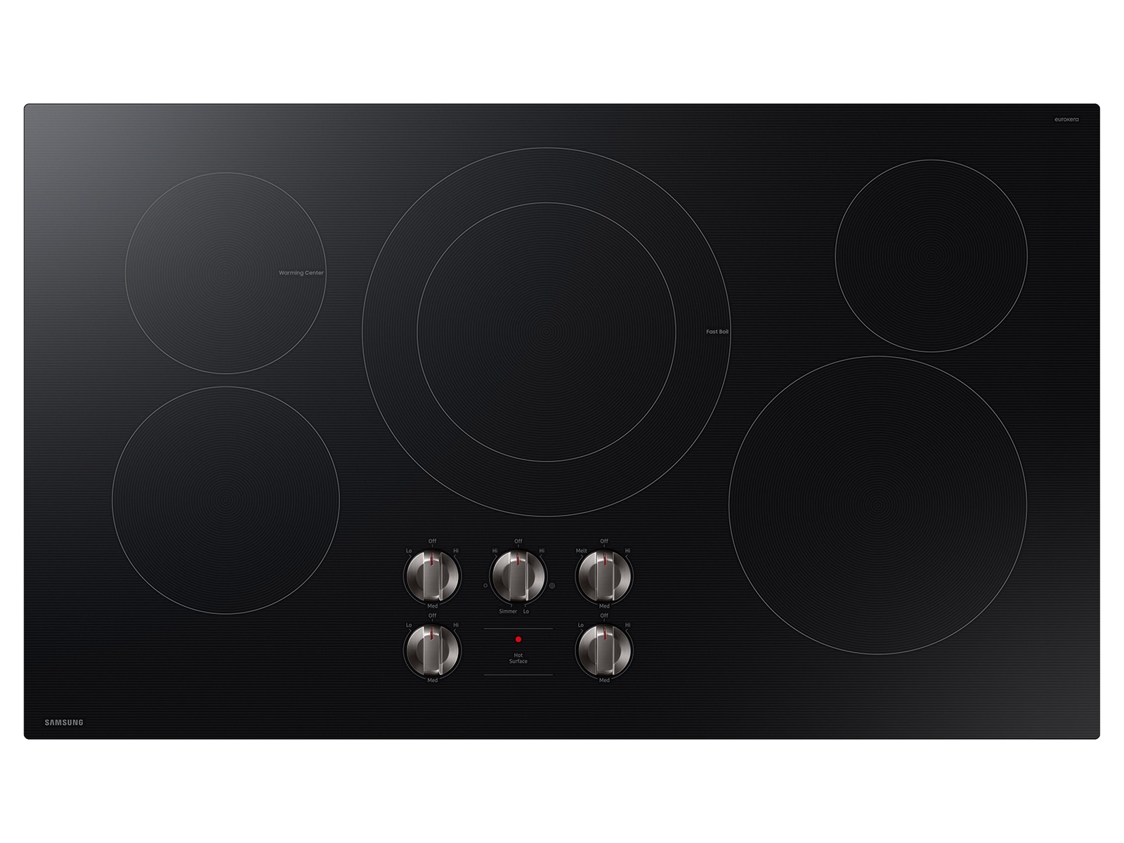 36" Electric ENERGY STAR&reg; Certified Cooktop with 5 Elements in Black