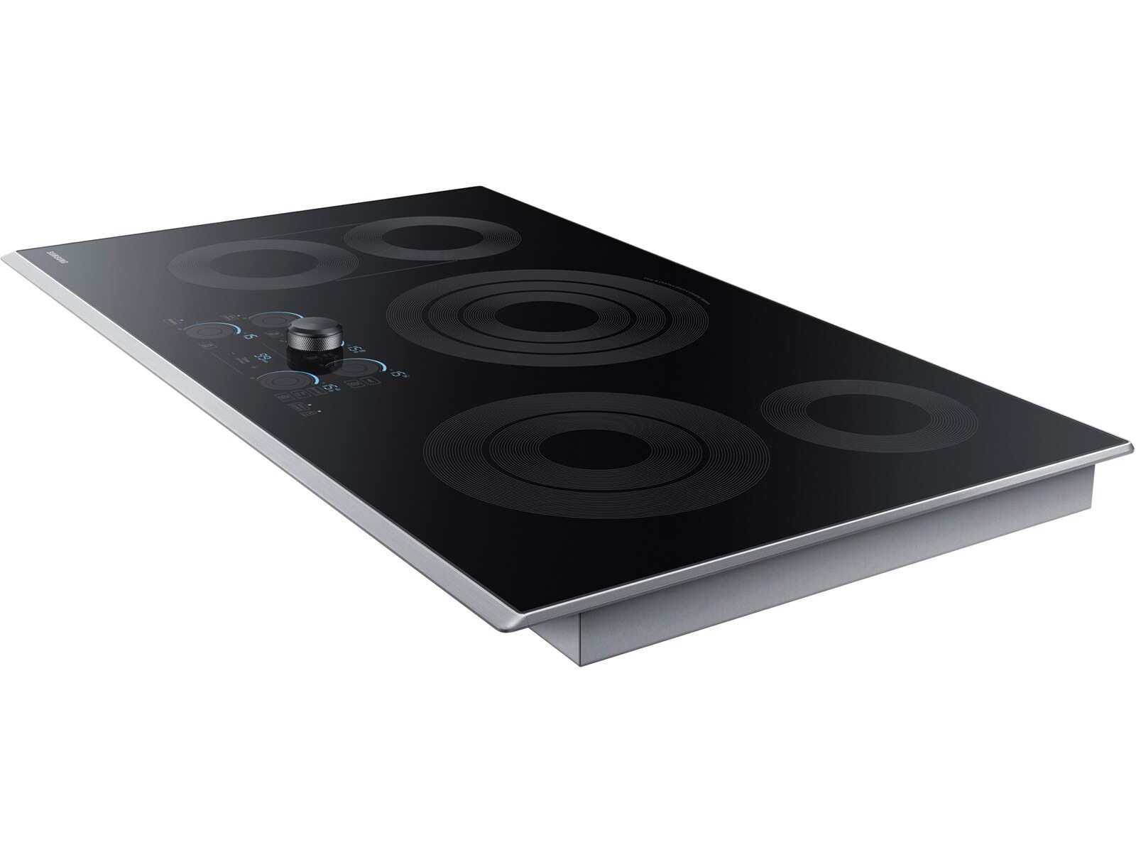 36" Smart Electric Cooktop with Sync Elements in Stainless Steel Silver