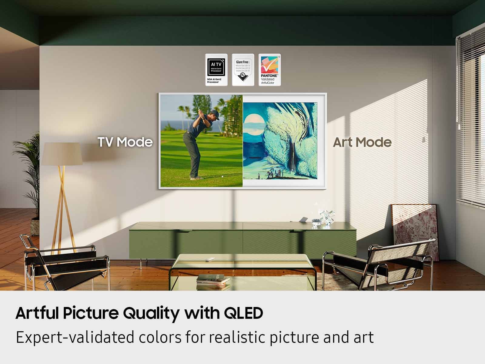 Samsung The Frame Neo QLED 4K TV LS03FA with Artful Picture Quality