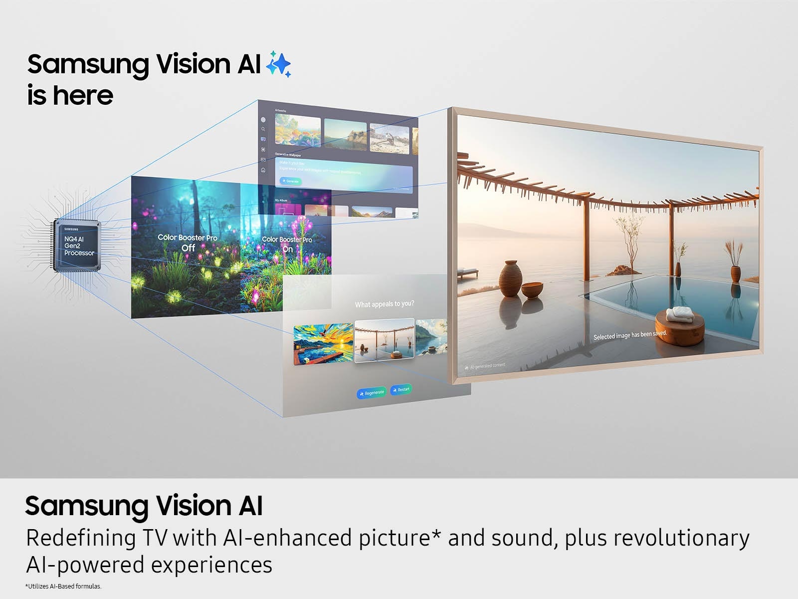 Samsung The Frame Neo QLED 4K TV LS03FA with Vision AI Enhanced Picture