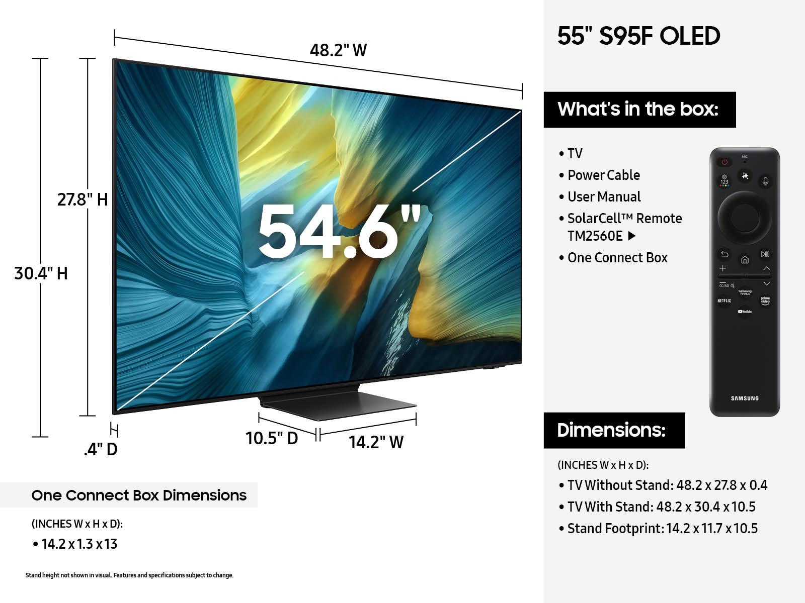55" Class OLED S95F 4K Samsung Vision AI Smart TV (2025)