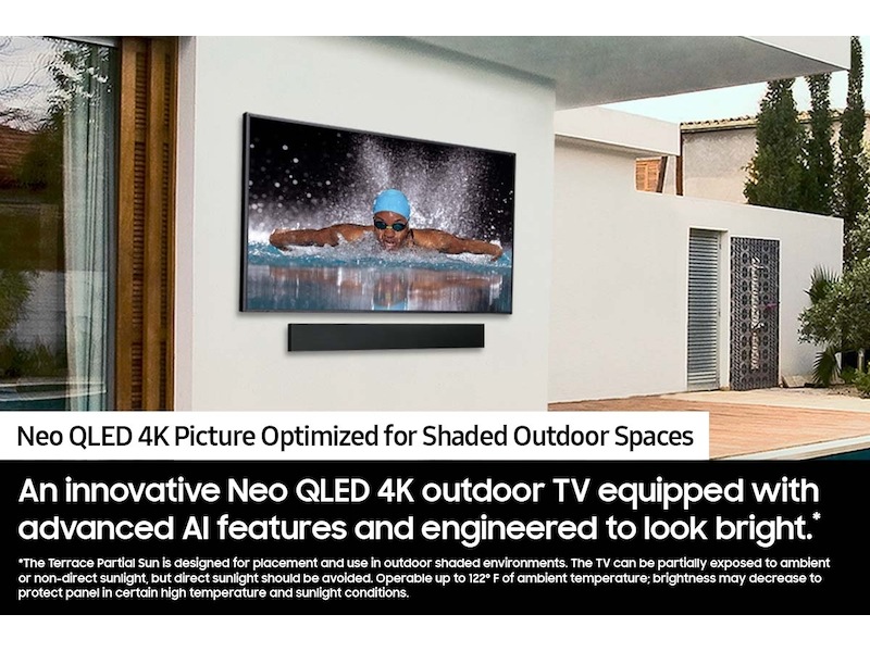 65" Class The Terrace Partial Sun Neo QLED 4K LST7D Black