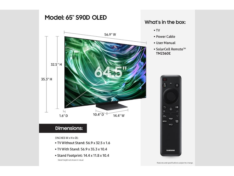 65” Class OLED S90D