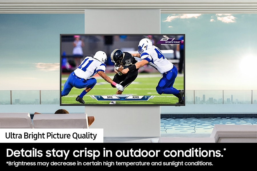 85” Class The Terrace Full Sun Samsung Neo QLED 4K LST9C Black