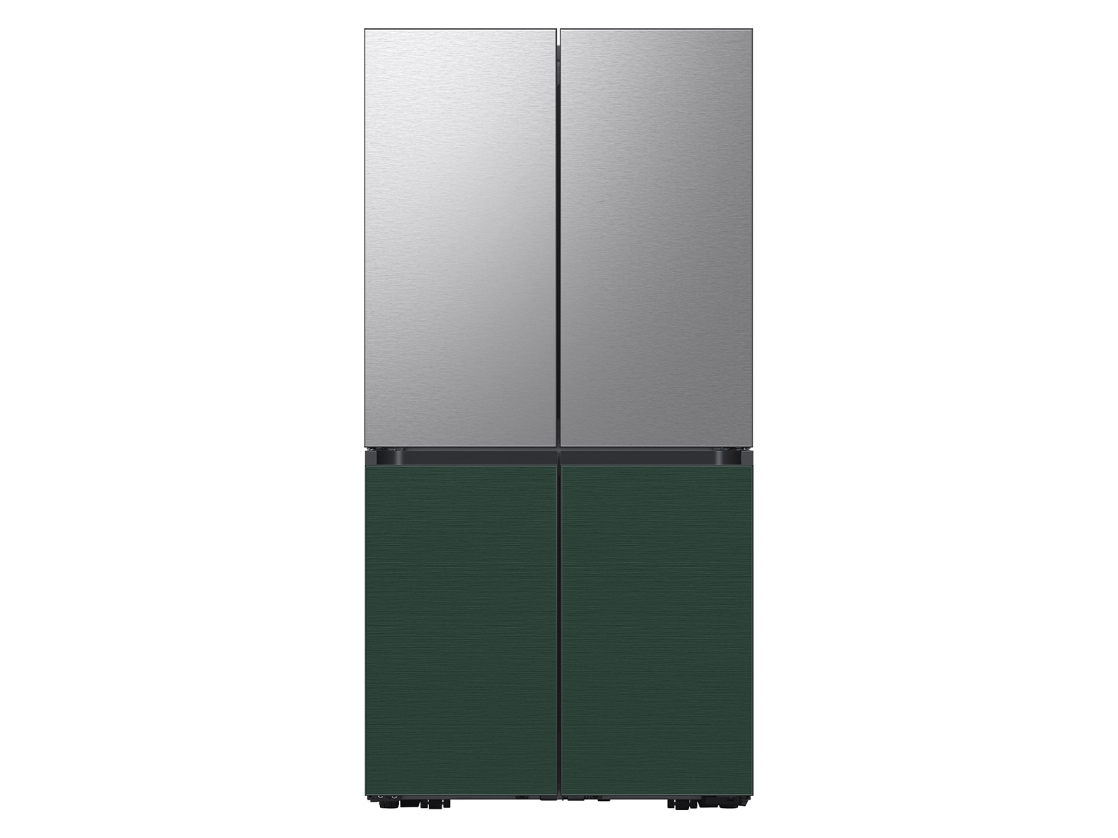 Bespoke 4-Door Flex™ Refrigerator Panel in Stainless Steel - Top Panel Stainless Steel
