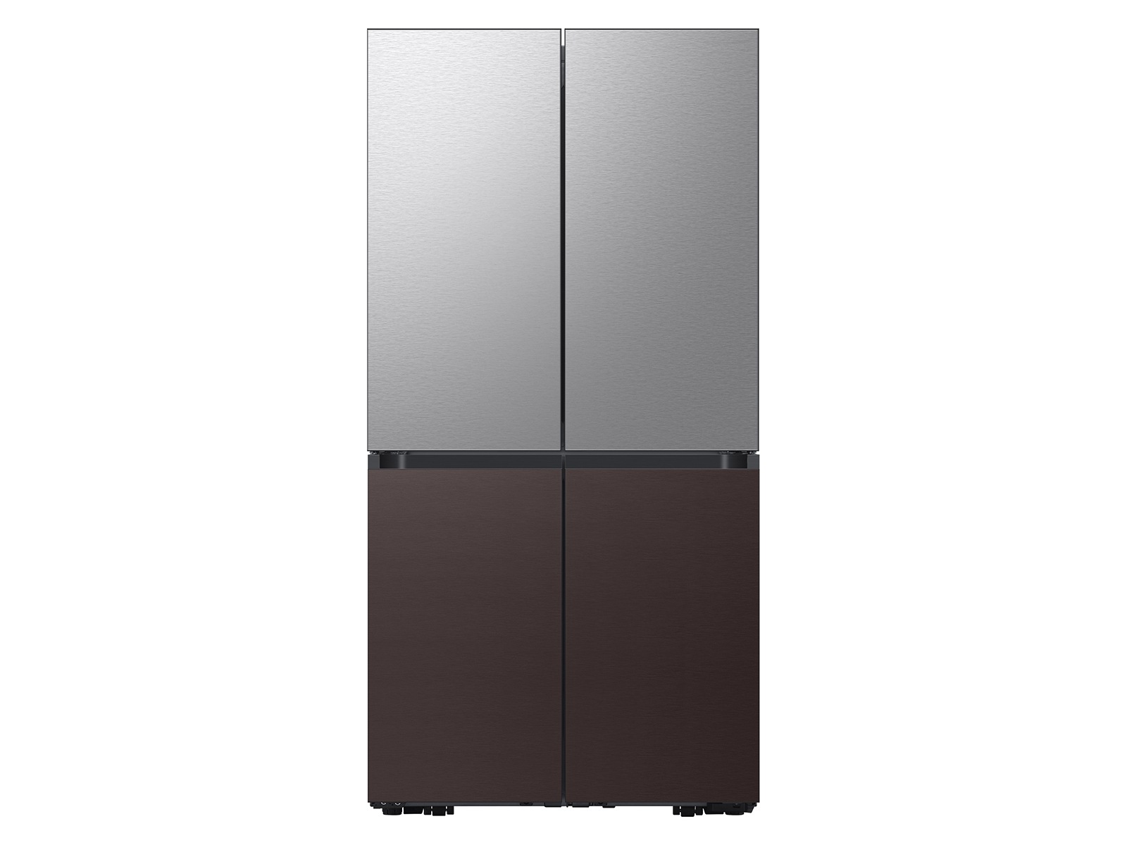 Bespoke 4-Door Flex™ Refrigerator Panel in Stainless Steel - Top Panel Stainless Steel