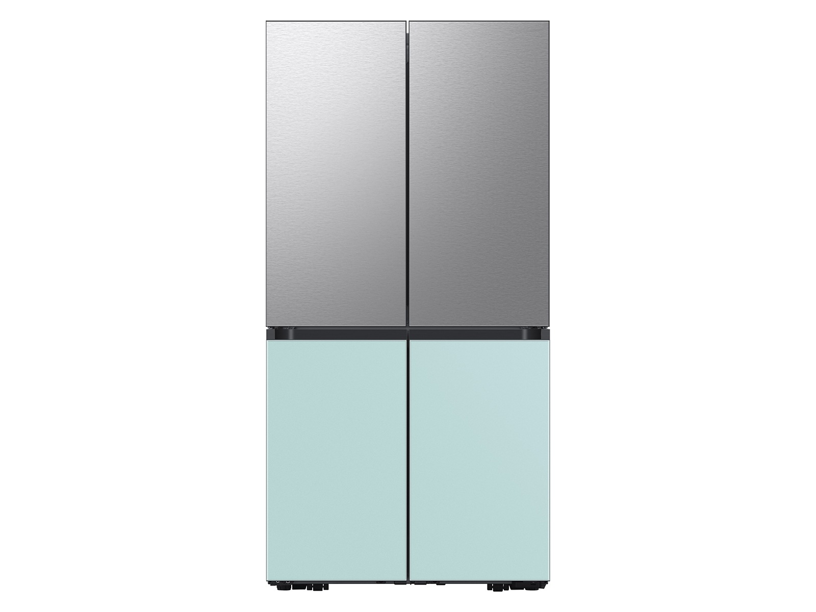 Bespoke 4-Door Flex™ Refrigerator Panel in Stainless Steel - Top Panel Stainless Steel